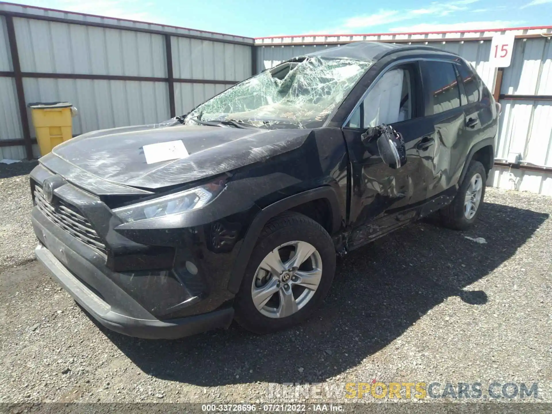 2 Photograph of a damaged car 2T3W1RFV8MW133055 TOYOTA RAV4 2021