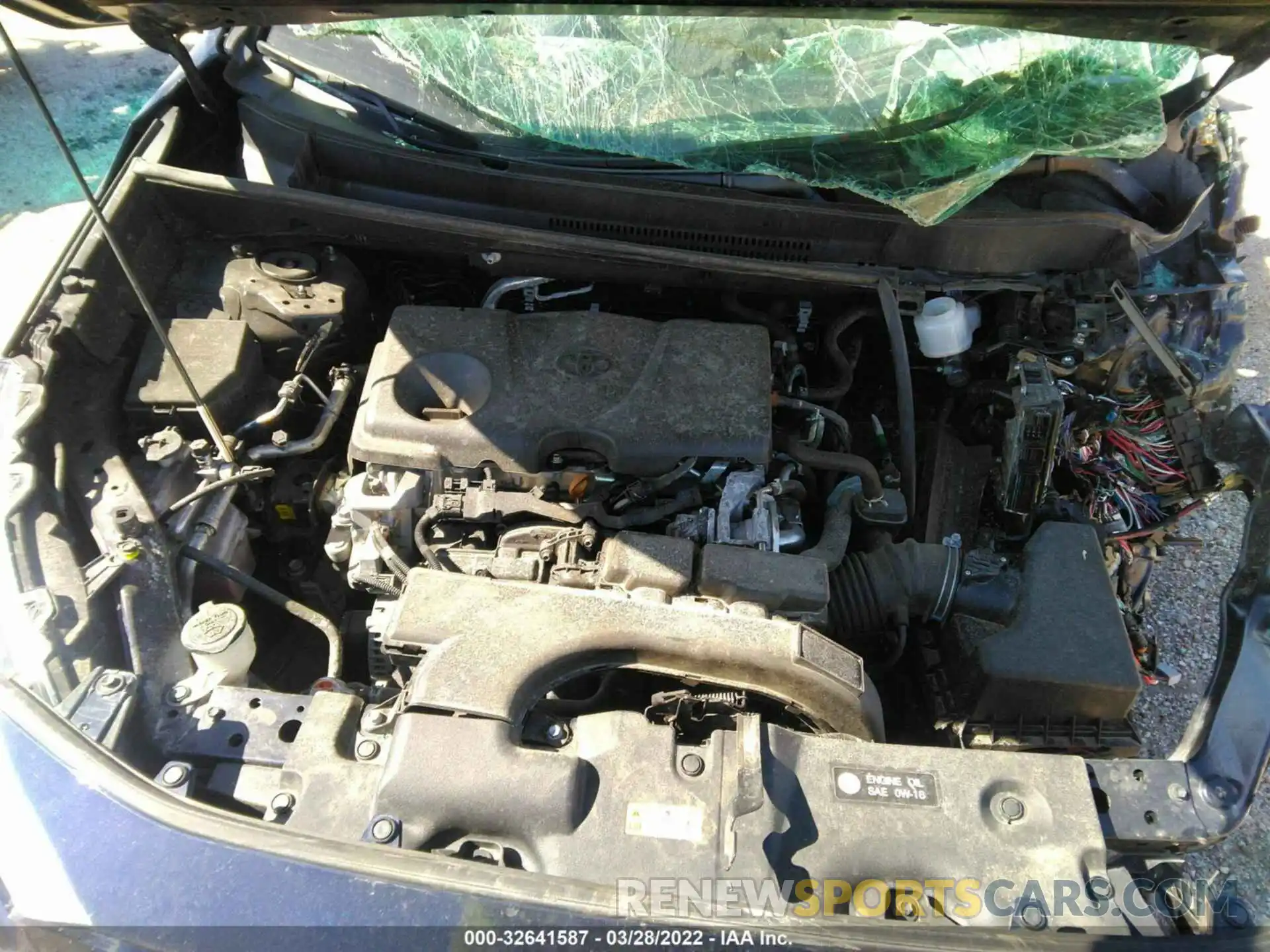 10 Фотография поврежденного автомобиля 2T3W1RFV8MW134075 TOYOTA RAV4 2021