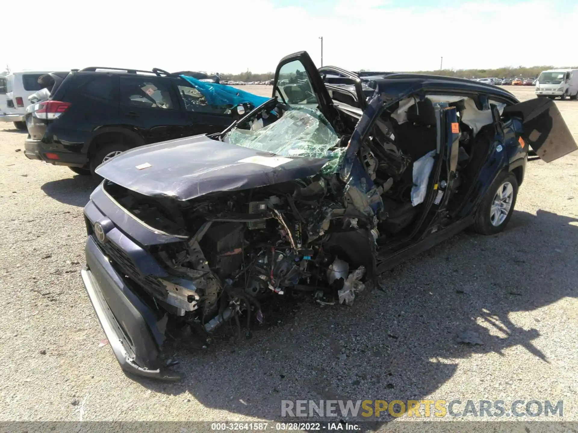 2 Photograph of a damaged car 2T3W1RFV8MW134075 TOYOTA RAV4 2021