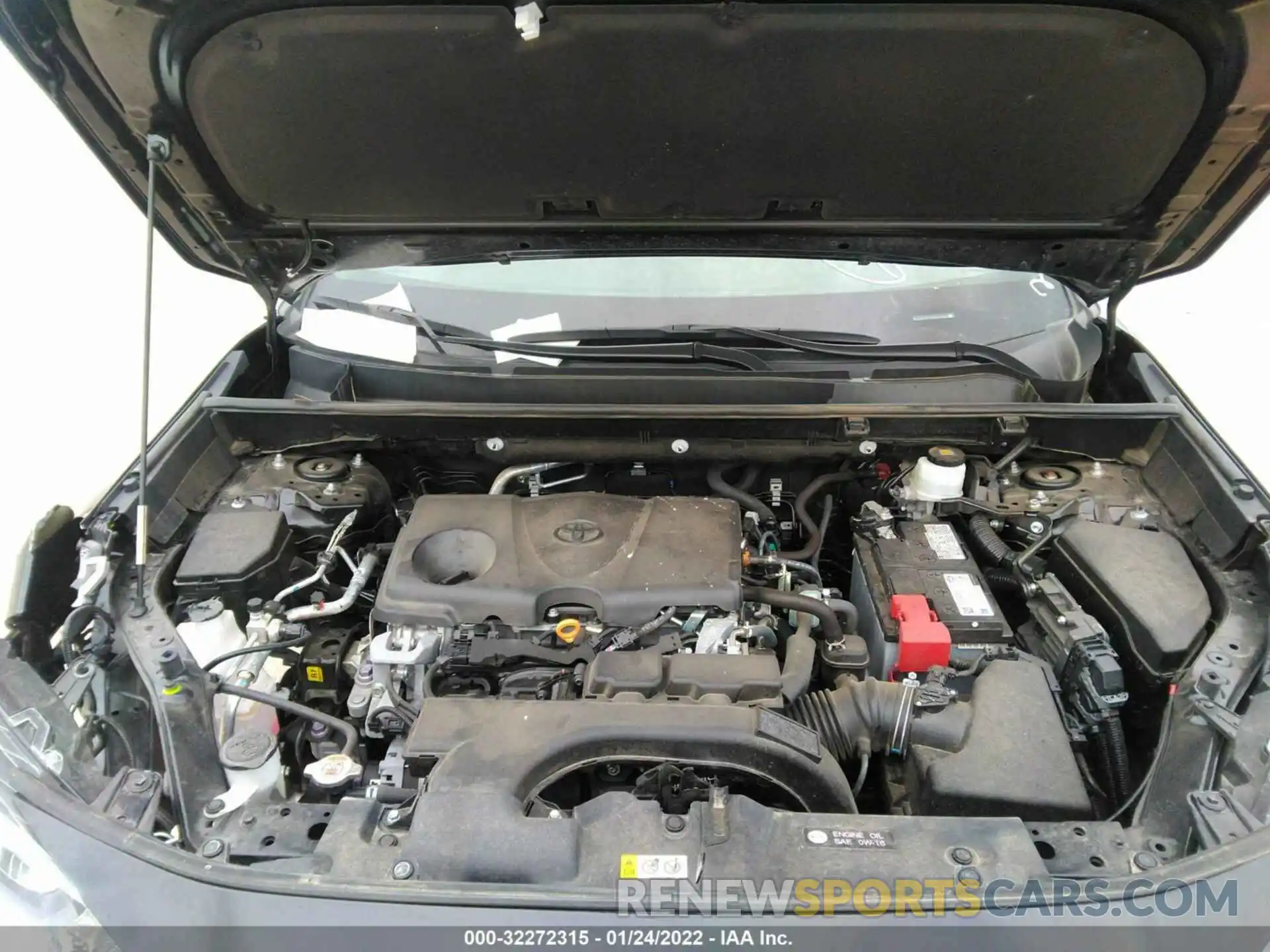 10 Фотография поврежденного автомобиля 2T3W1RFV8MW136070 TOYOTA RAV4 2021