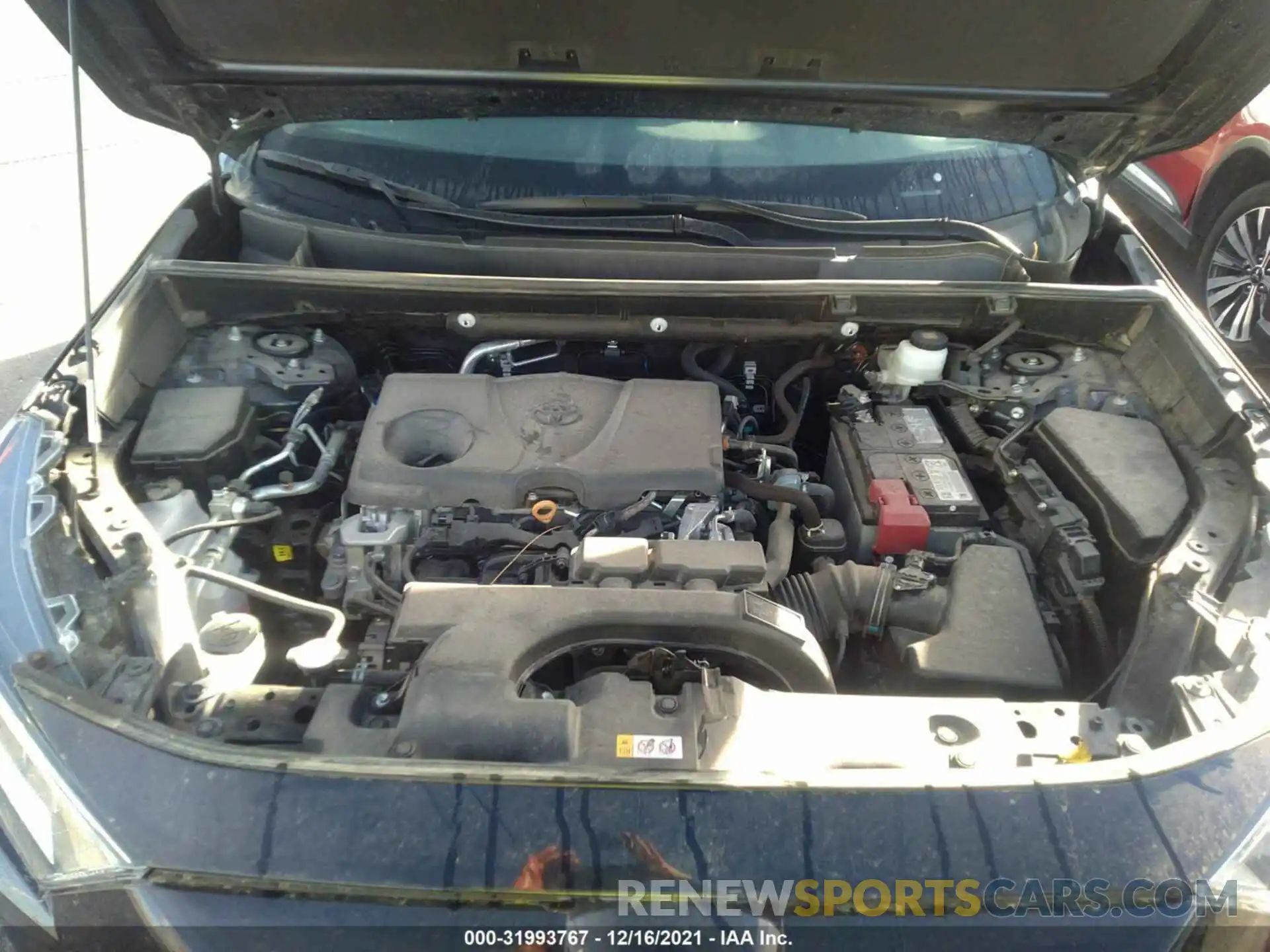 10 Фотография поврежденного автомобиля 2T3W1RFV8MW137459 TOYOTA RAV4 2021