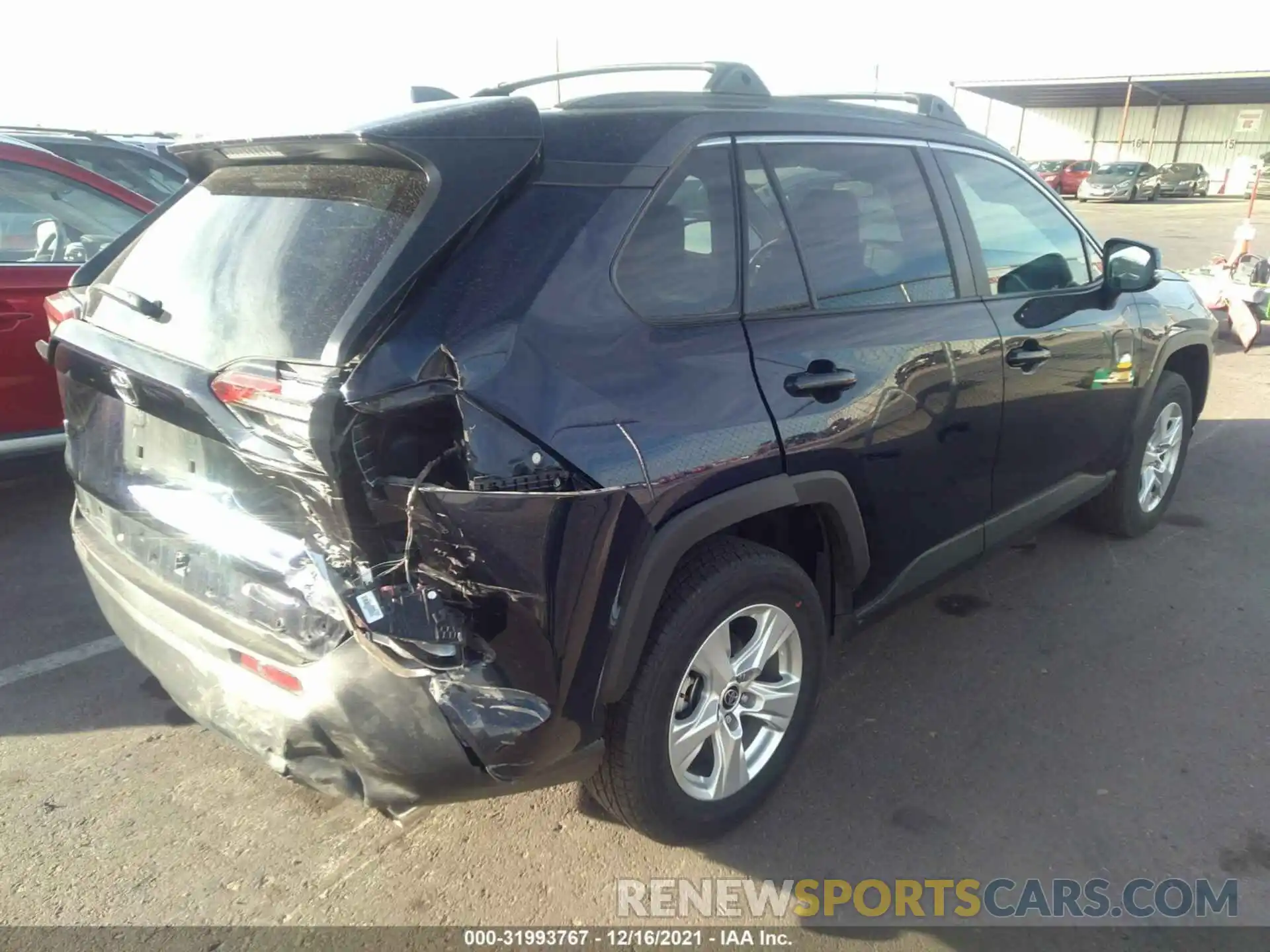 4 Фотография поврежденного автомобиля 2T3W1RFV8MW137459 TOYOTA RAV4 2021