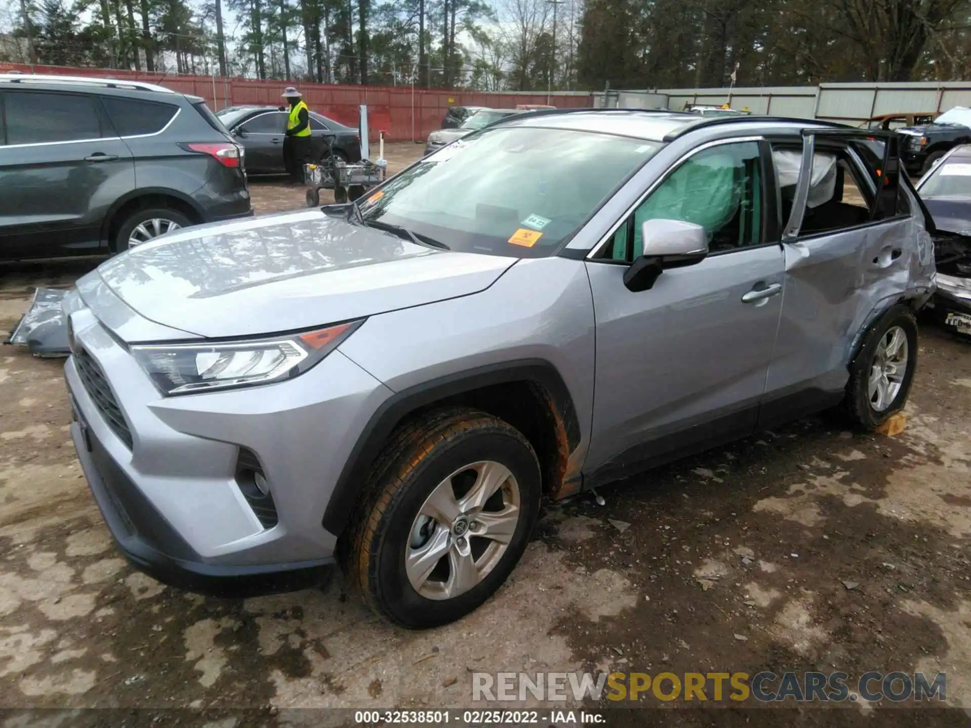 2 Photograph of a damaged car 2T3W1RFV8MW140099 TOYOTA RAV4 2021