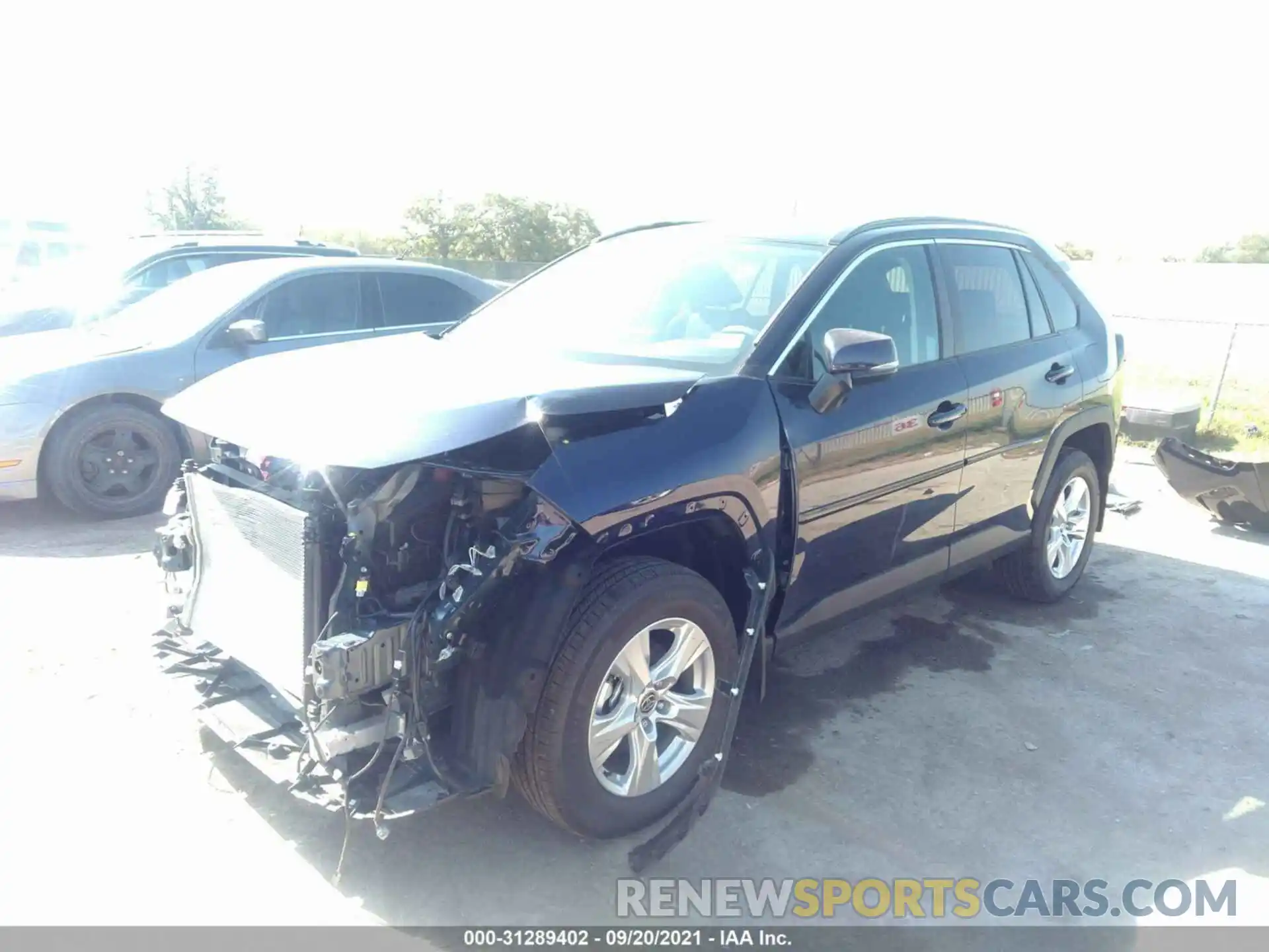 2 Photograph of a damaged car 2T3W1RFV8MW148400 TOYOTA RAV4 2021