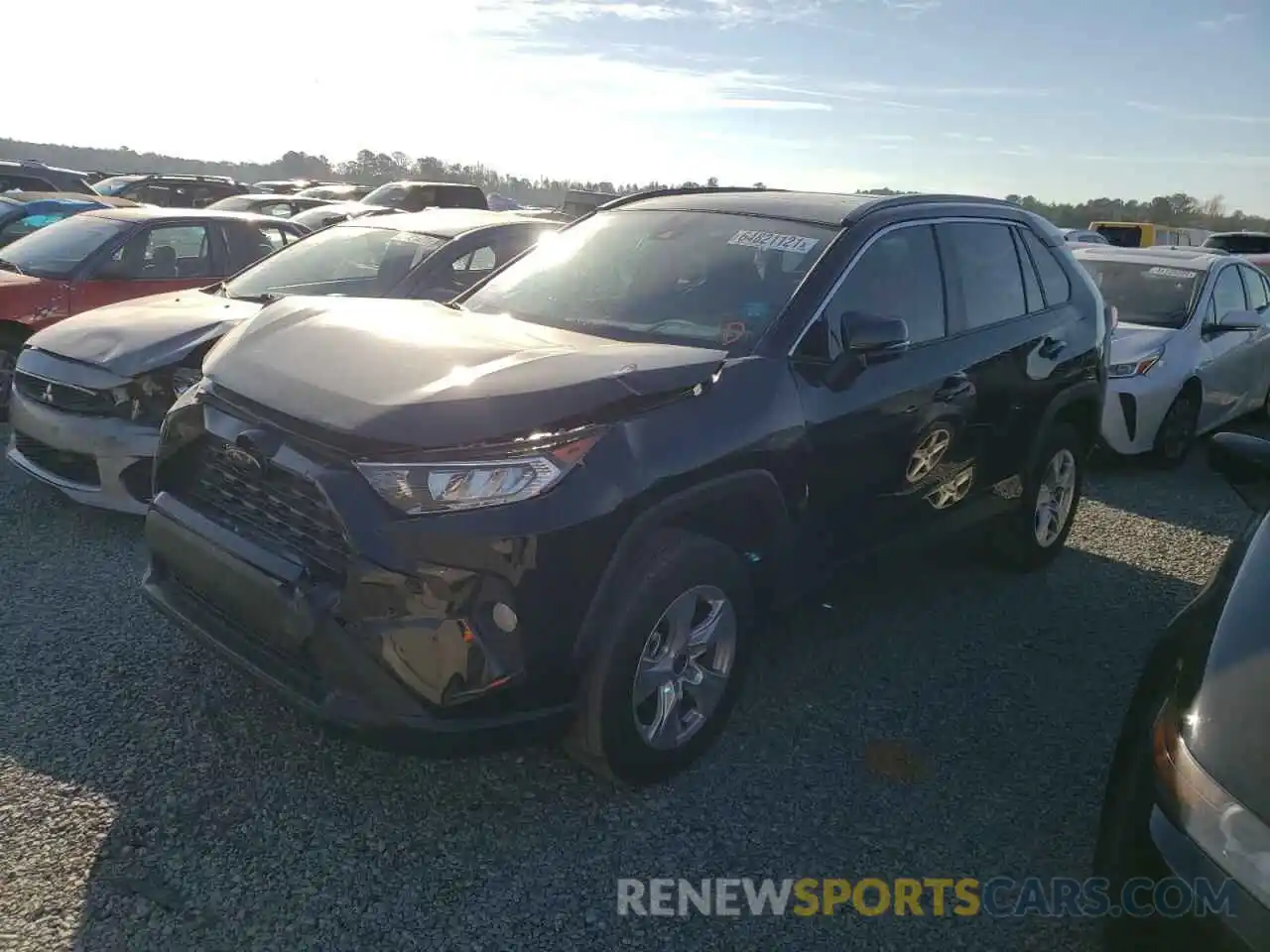 2 Photograph of a damaged car 2T3W1RFV8MW165004 TOYOTA RAV4 2021