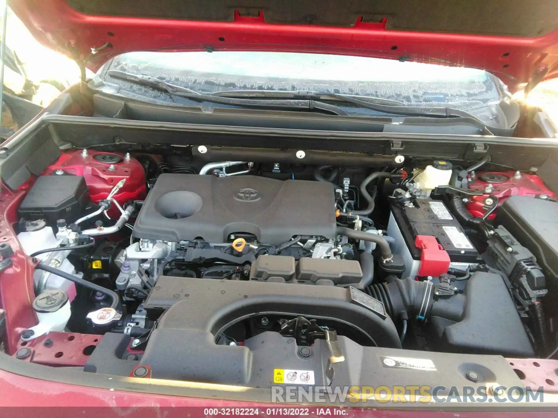 10 Фотография поврежденного автомобиля 2T3W1RFV8MW172826 TOYOTA RAV4 2021