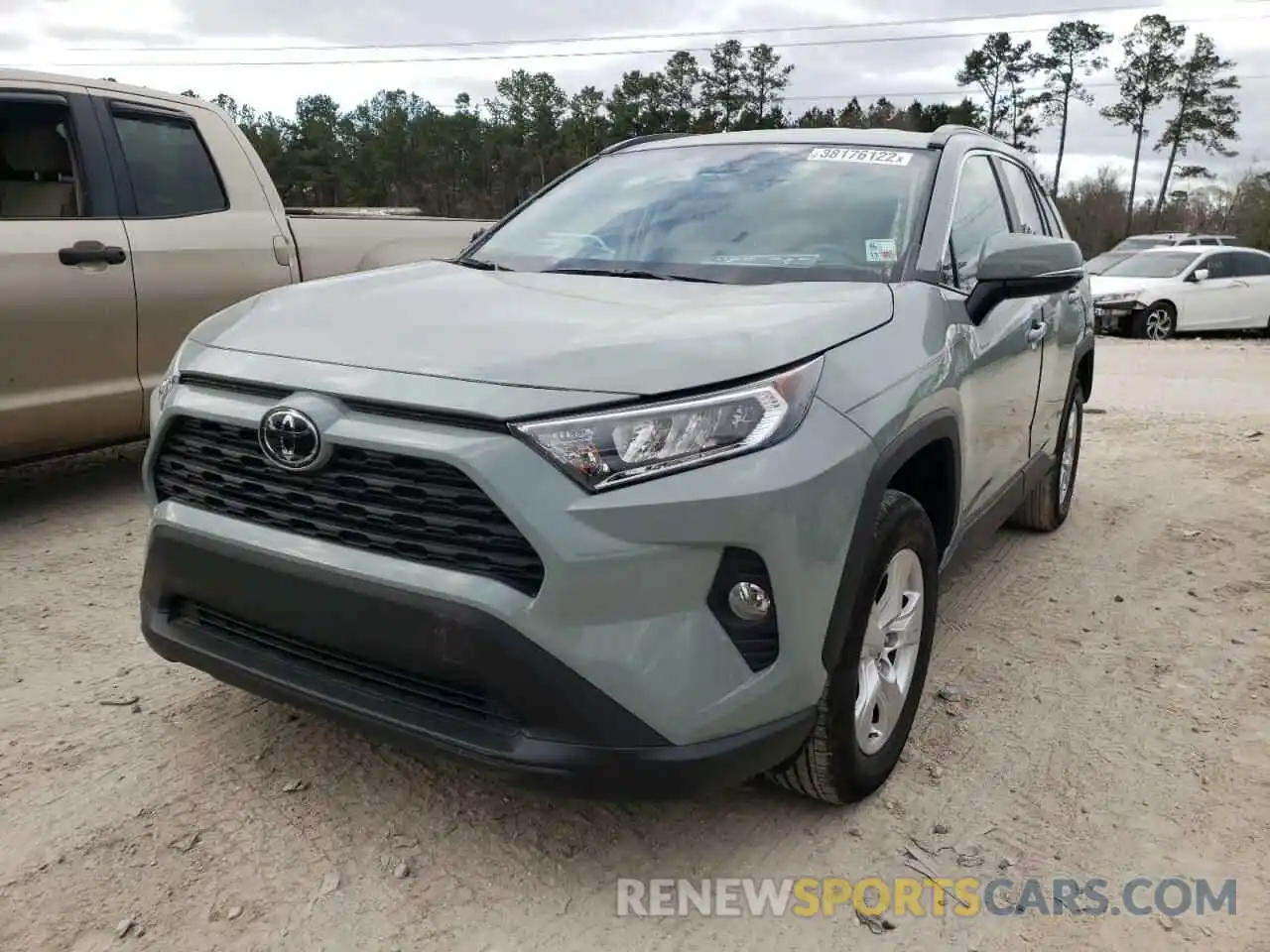 2 Photograph of a damaged car 2T3W1RFV8MW174768 TOYOTA RAV4 2021