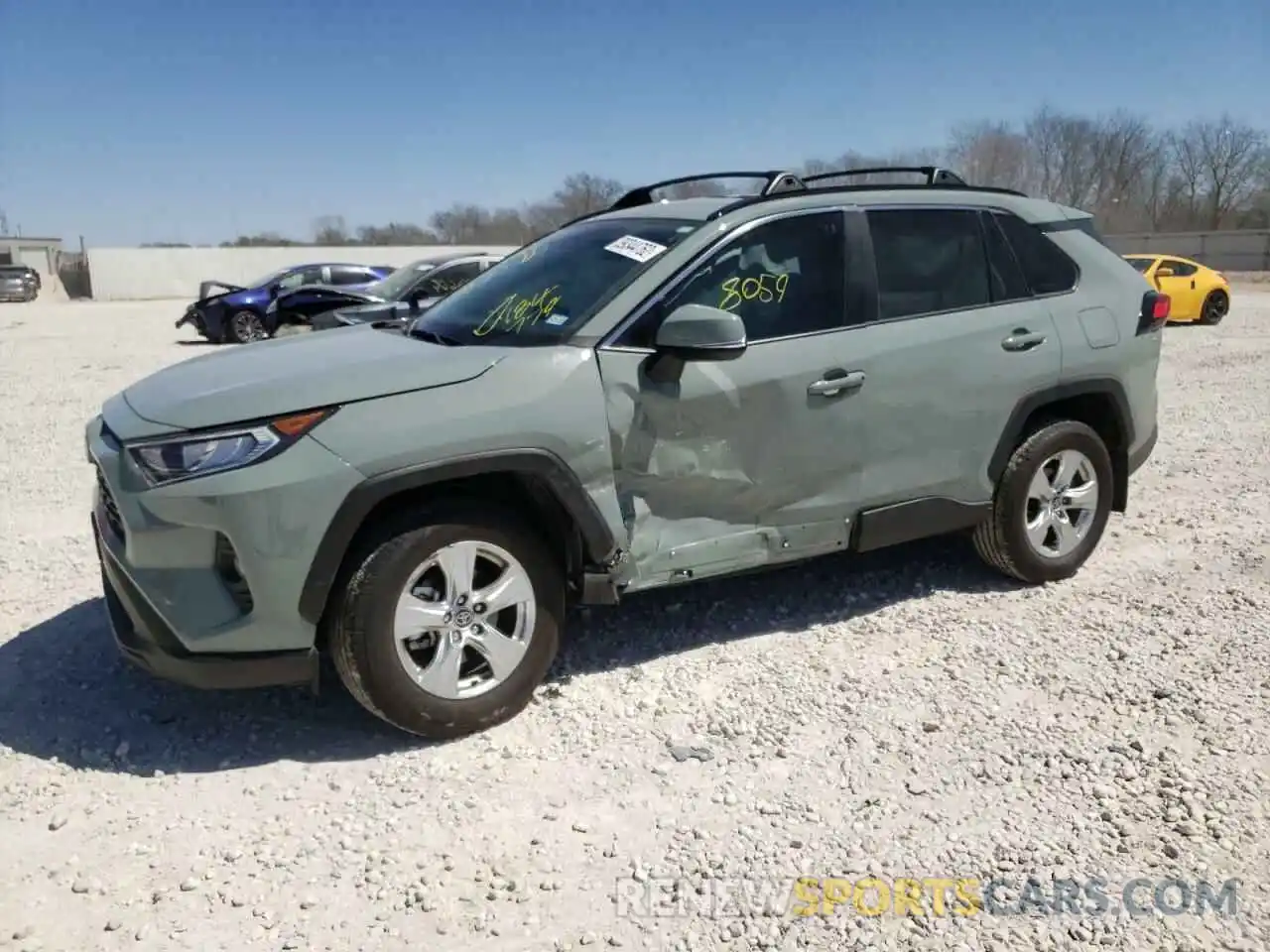 9 Photograph of a damaged car 2T3W1RFV8MW184779 TOYOTA RAV4 2021