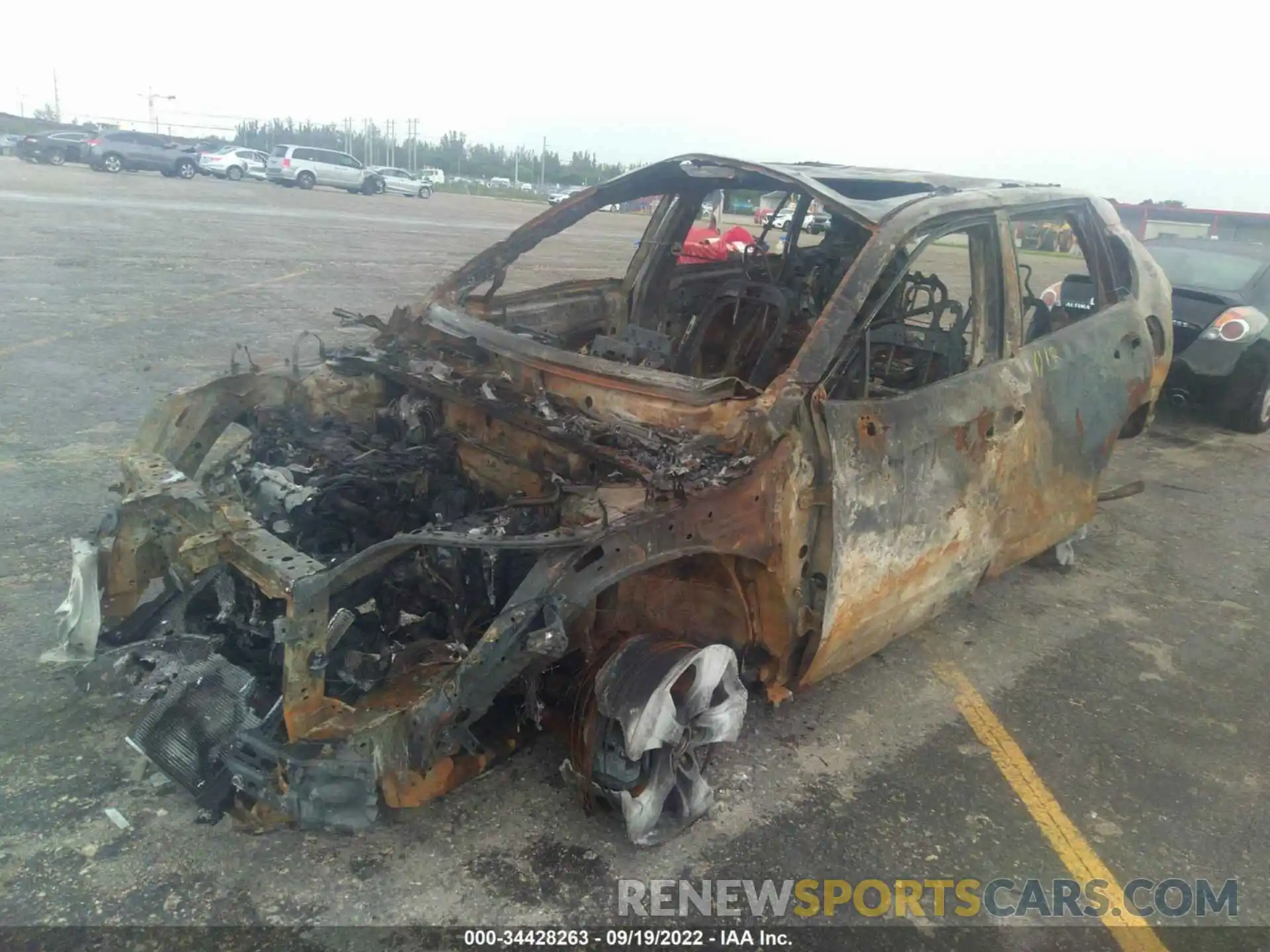 2 Photograph of a damaged car 2T3W1RFV9MC093988 TOYOTA RAV4 2021