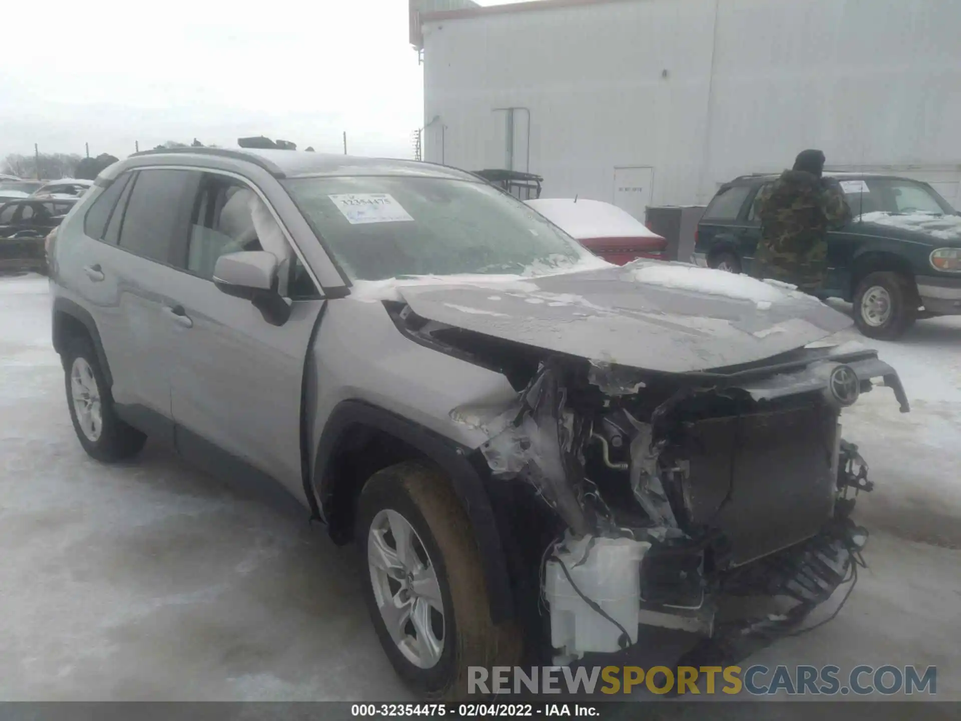 1 Photograph of a damaged car 2T3W1RFV9MC096325 TOYOTA RAV4 2021