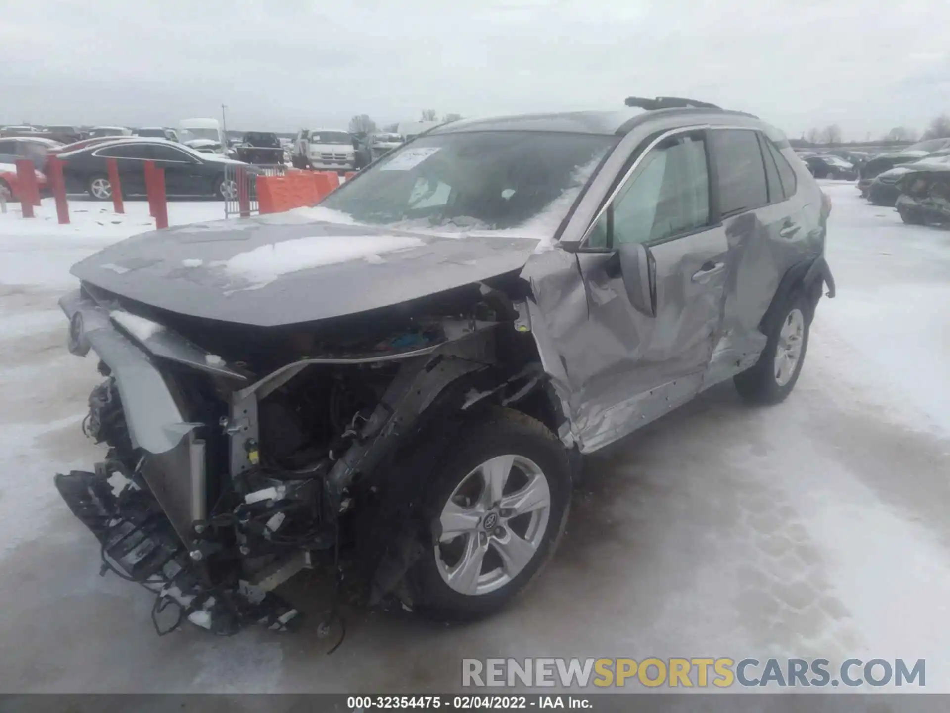 2 Photograph of a damaged car 2T3W1RFV9MC096325 TOYOTA RAV4 2021