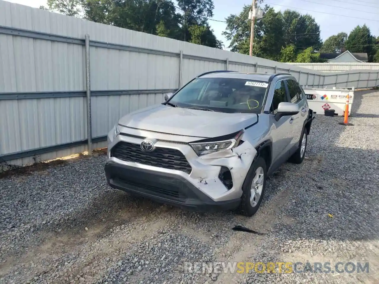 2 Photograph of a damaged car 2T3W1RFV9MC096678 TOYOTA RAV4 2021