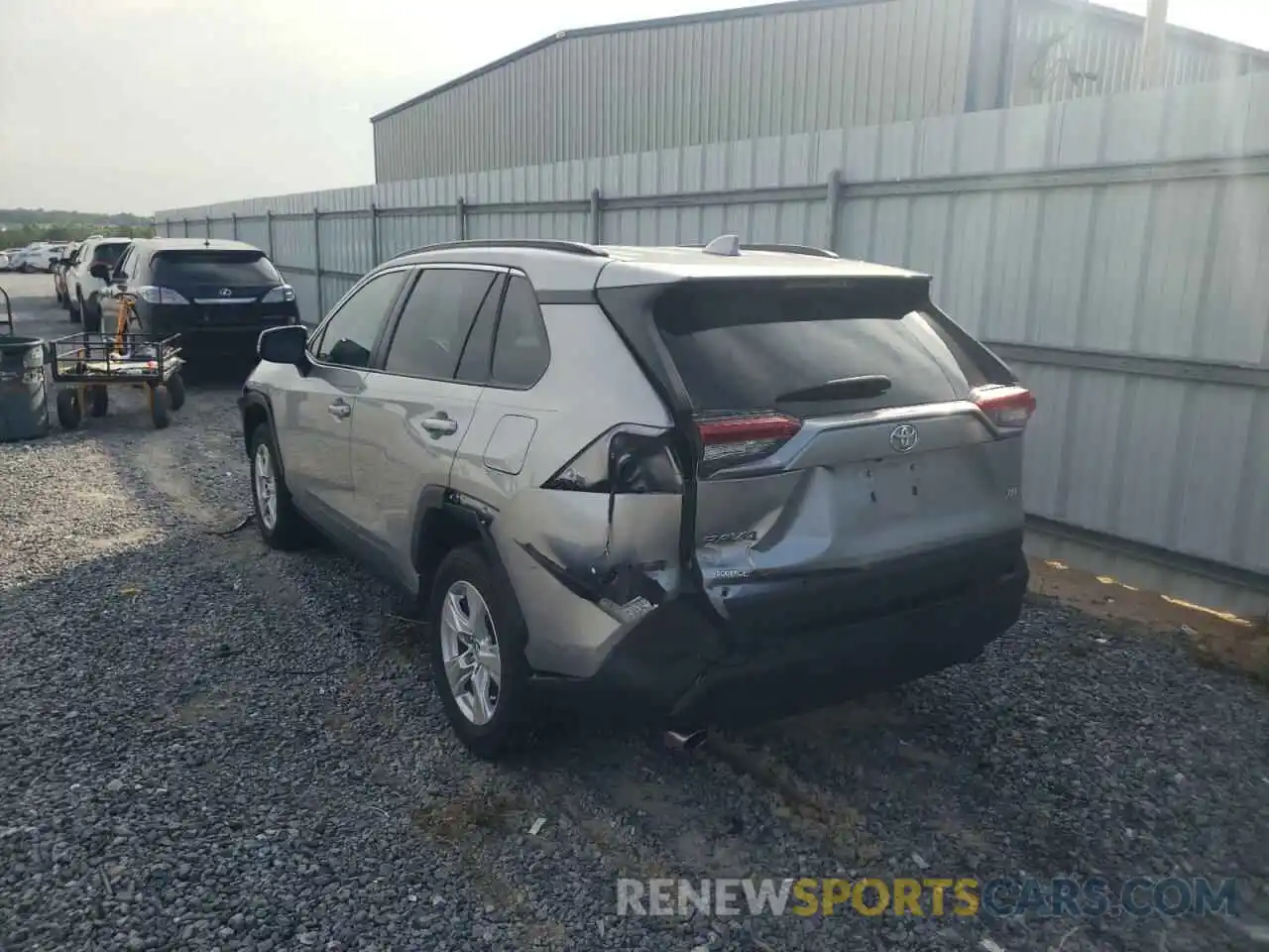 3 Photograph of a damaged car 2T3W1RFV9MC096678 TOYOTA RAV4 2021