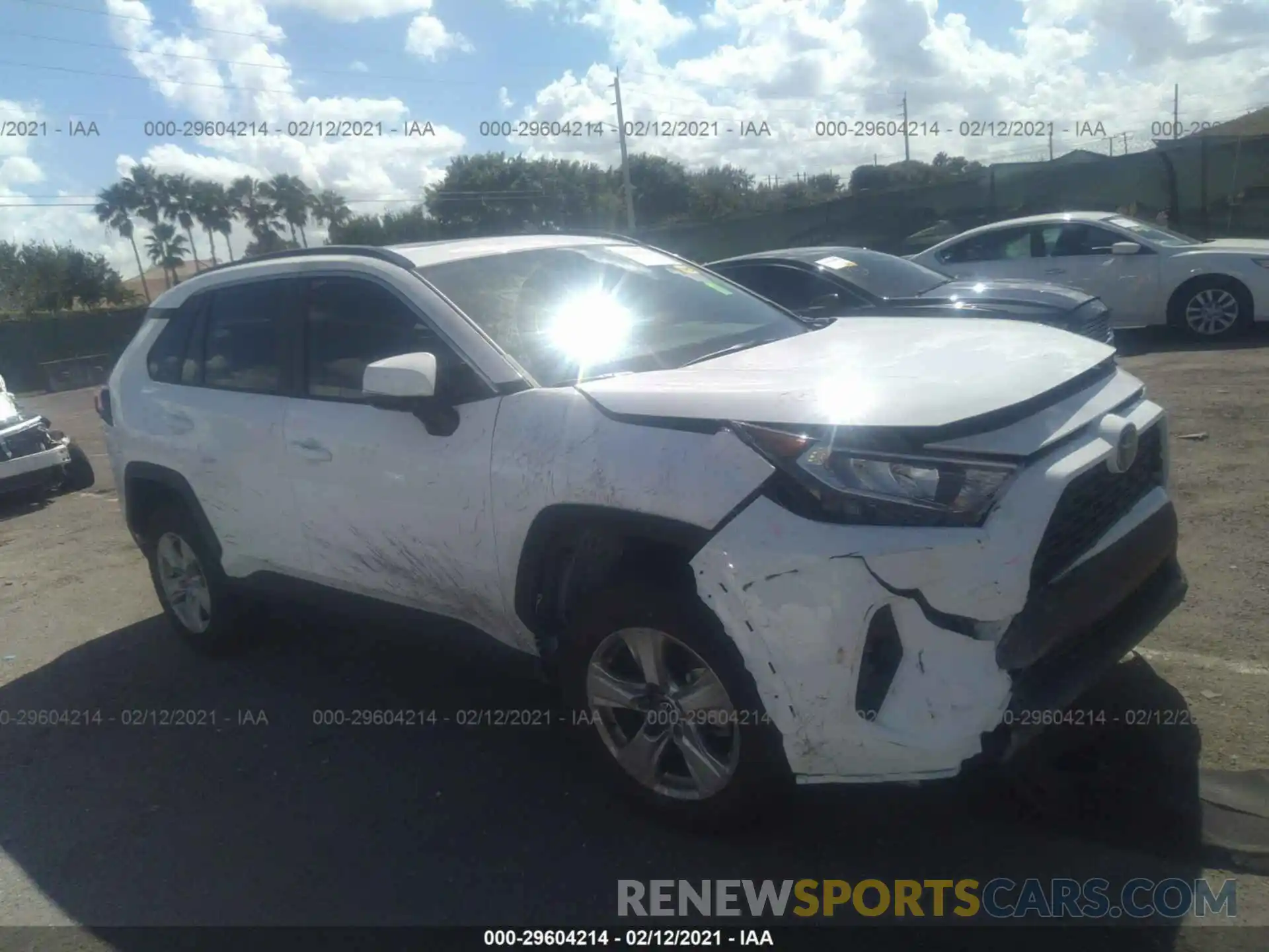 1 Photograph of a damaged car 2T3W1RFV9MC104763 TOYOTA RAV4 2021