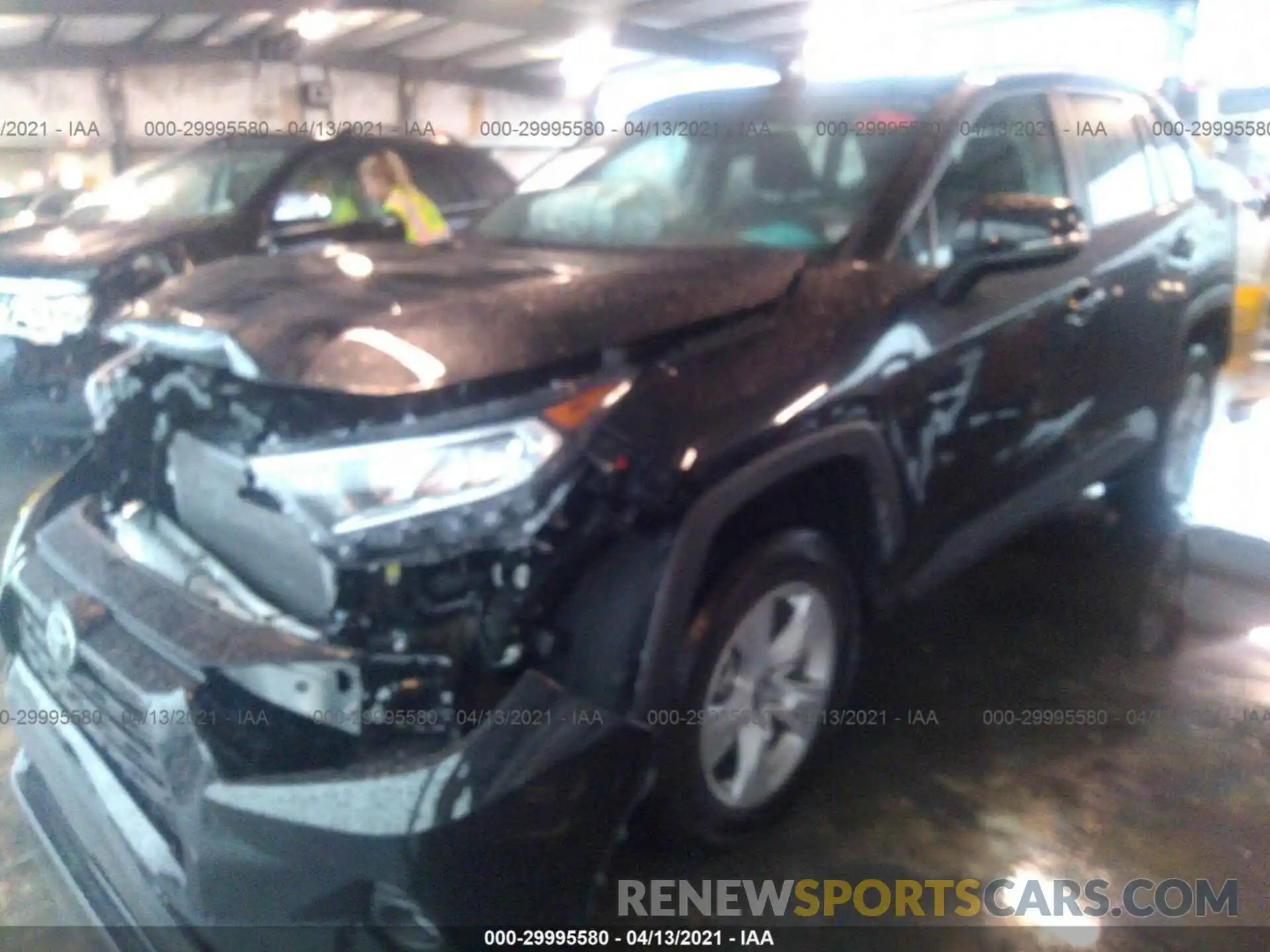 2 Photograph of a damaged car 2T3W1RFV9MC105038 TOYOTA RAV4 2021