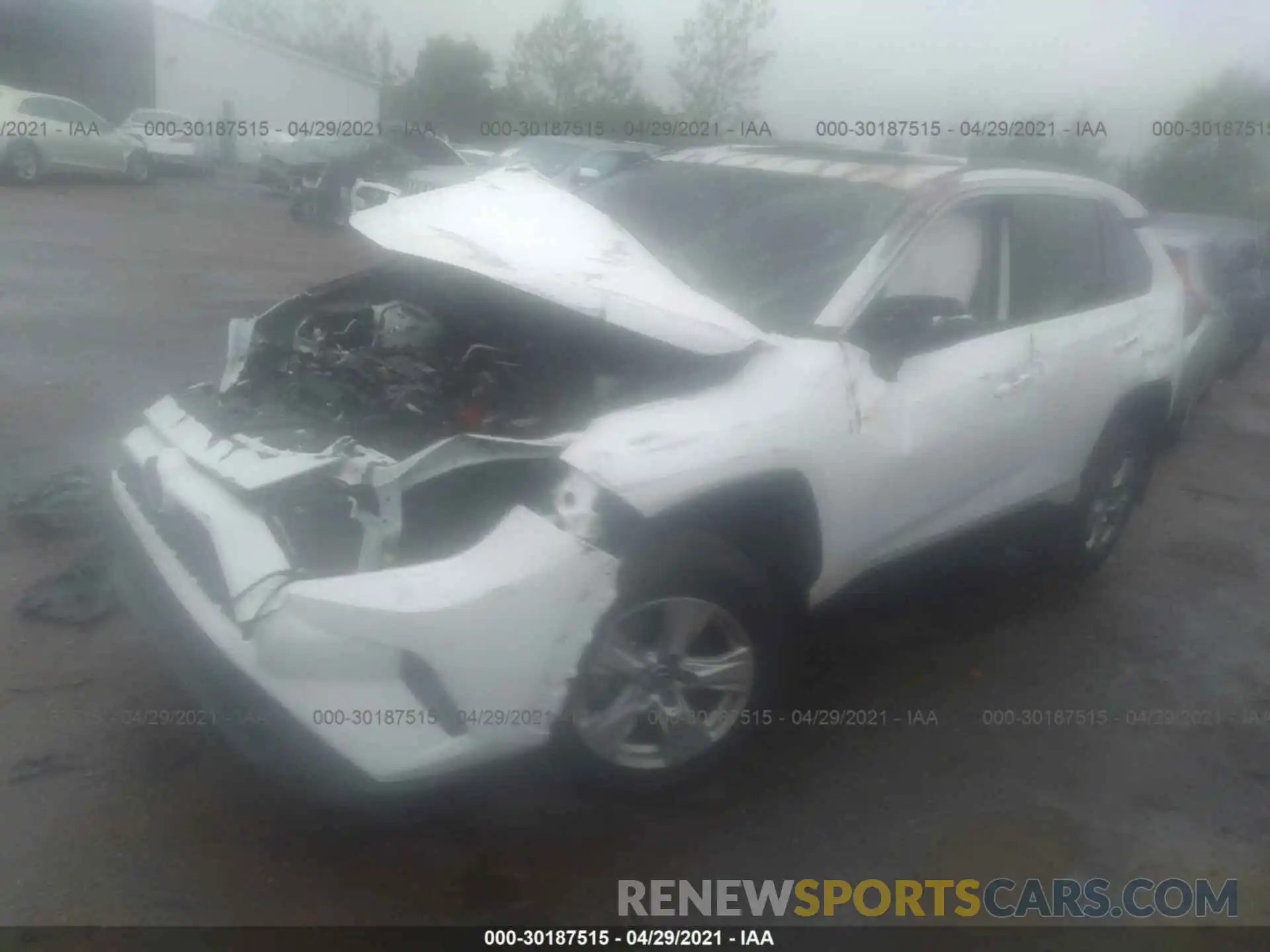 2 Photograph of a damaged car 2T3W1RFV9MC105654 TOYOTA RAV4 2021