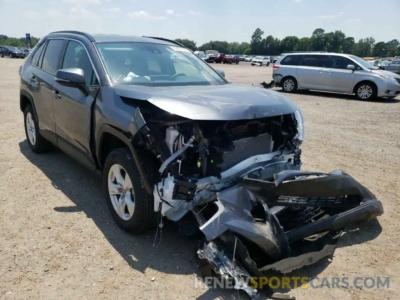 1 Photograph of a damaged car 2T3W1RFV9MC114175 TOYOTA RAV4 2021