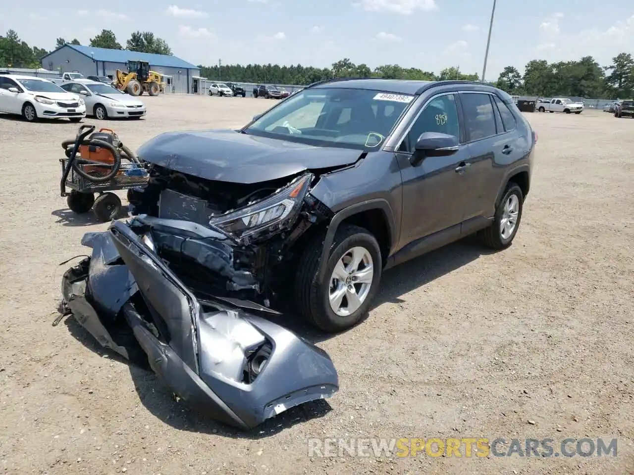 2 Photograph of a damaged car 2T3W1RFV9MC114175 TOYOTA RAV4 2021