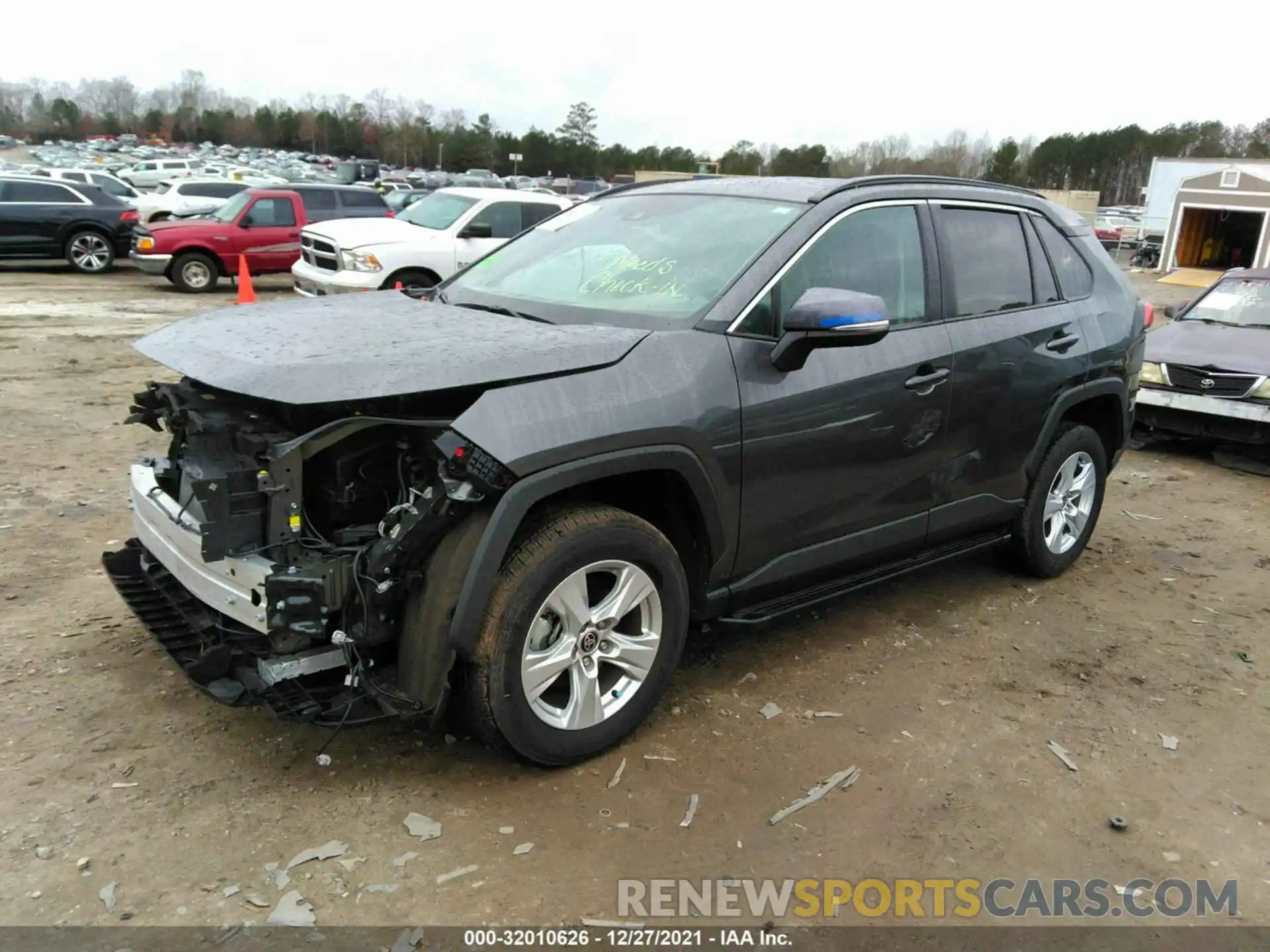 2 Photograph of a damaged car 2T3W1RFV9MC114421 TOYOTA RAV4 2021