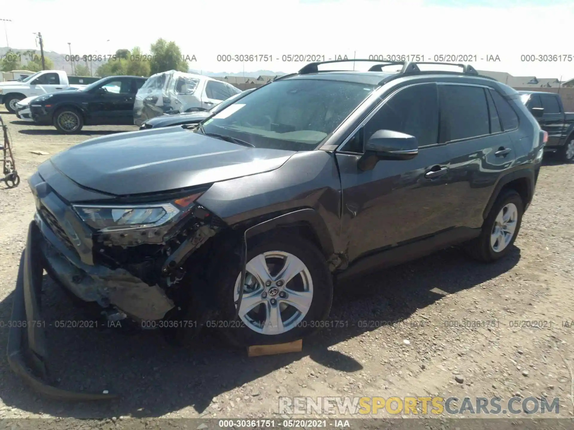 2 Photograph of a damaged car 2T3W1RFV9MC121174 TOYOTA RAV4 2021