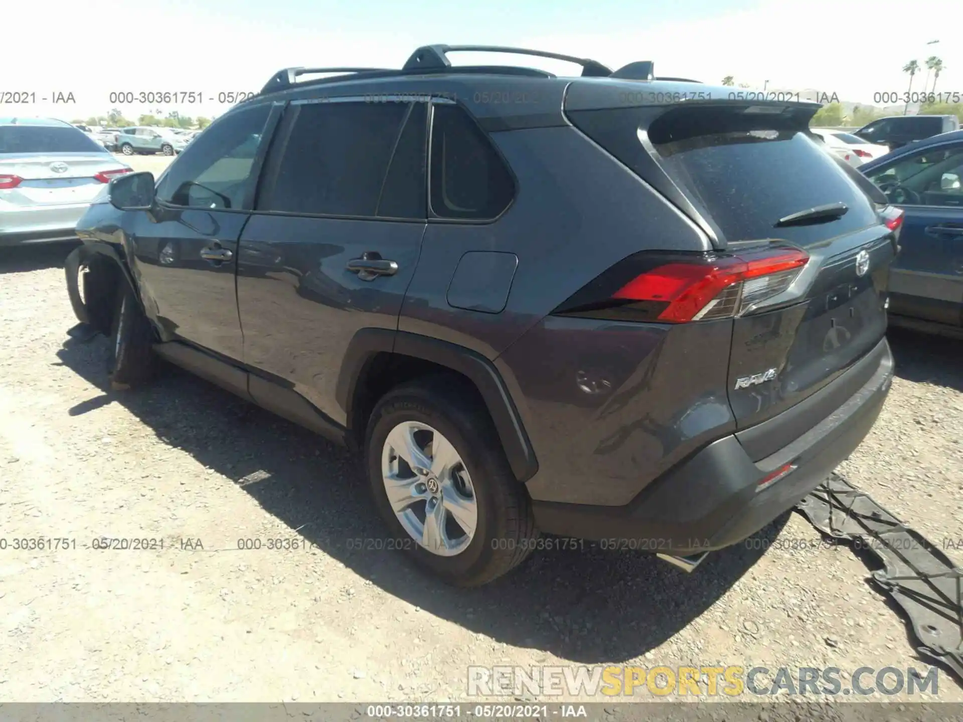 3 Photograph of a damaged car 2T3W1RFV9MC121174 TOYOTA RAV4 2021