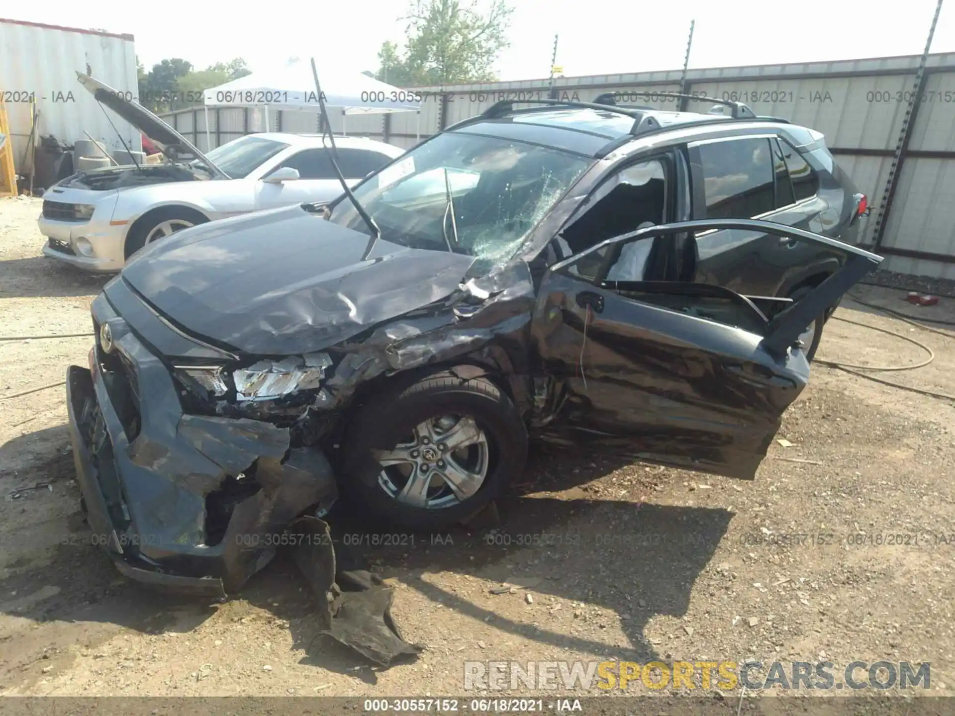 2 Photograph of a damaged car 2T3W1RFV9MC129243 TOYOTA RAV4 2021