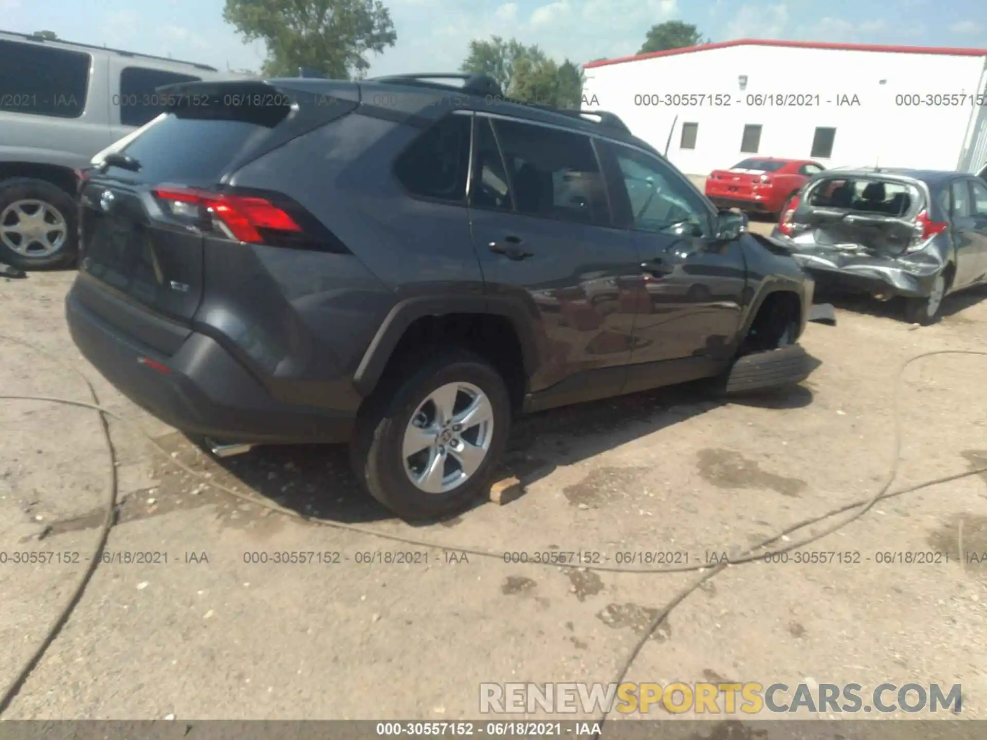 4 Фотография поврежденного автомобиля 2T3W1RFV9MC129243 TOYOTA RAV4 2021