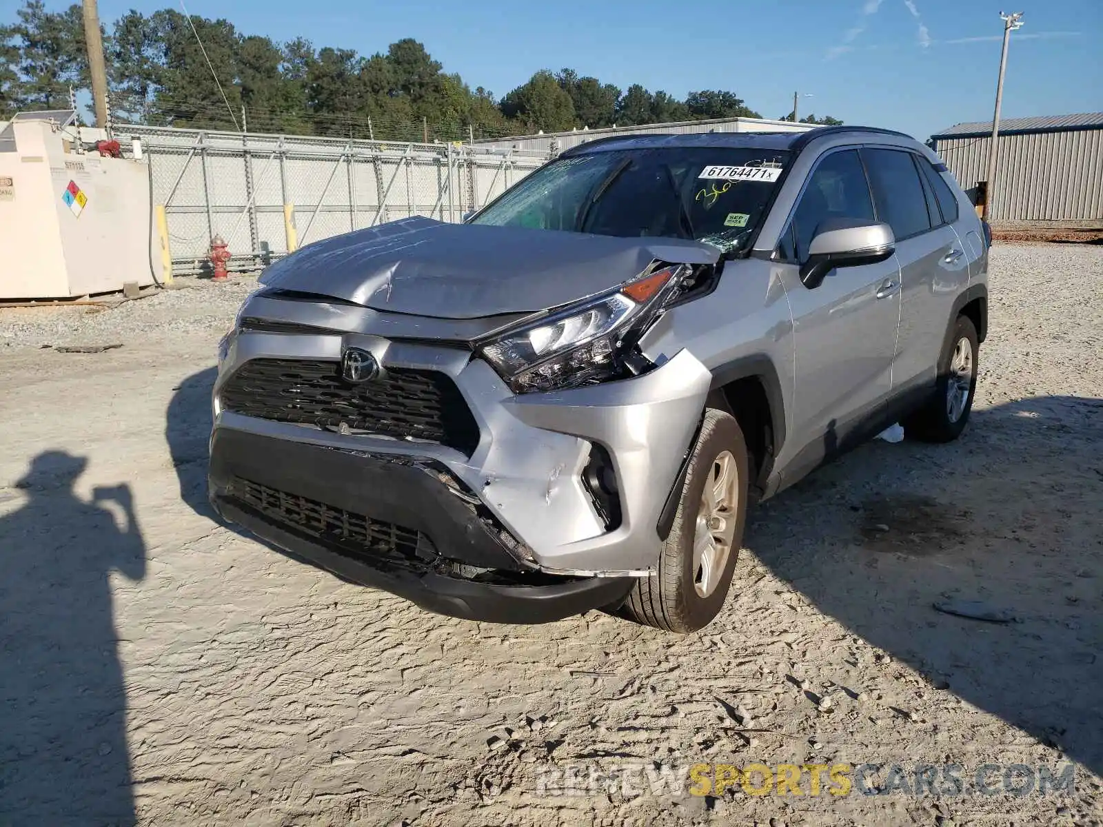 2 Фотография поврежденного автомобиля 2T3W1RFV9MC133275 TOYOTA RAV4 2021