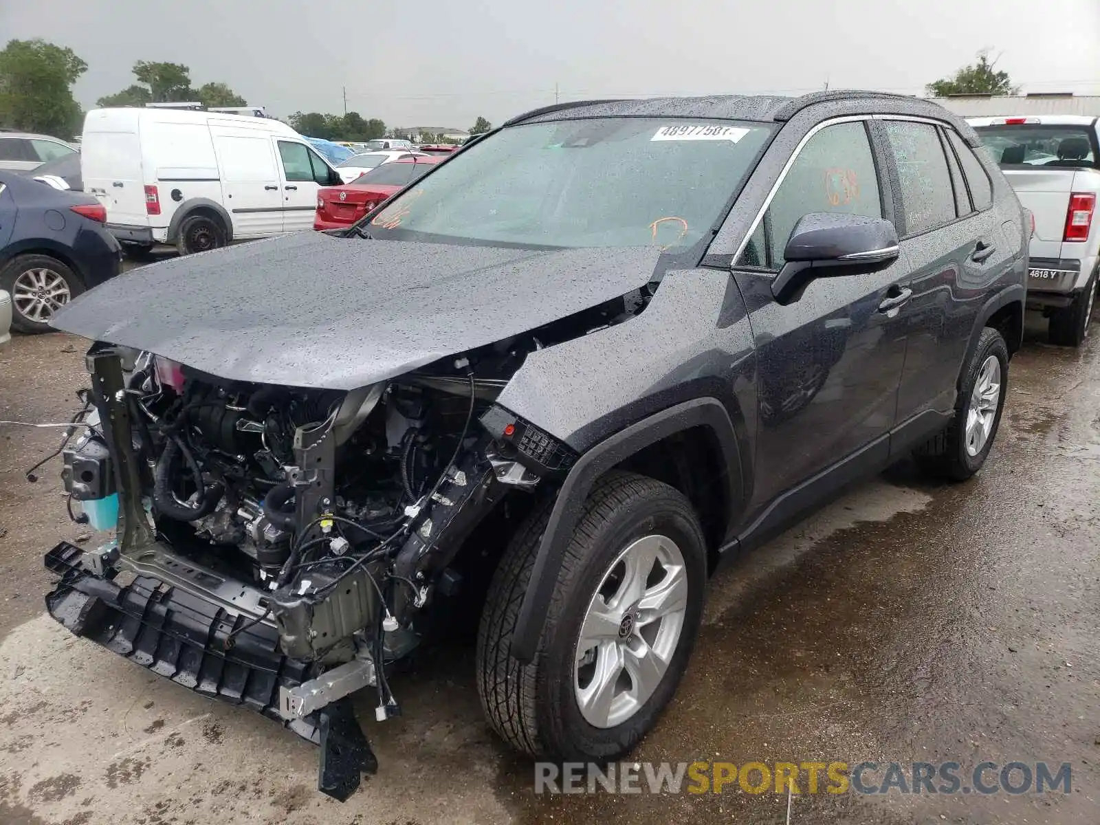 2 Photograph of a damaged car 2T3W1RFV9MC137665 TOYOTA RAV4 2021