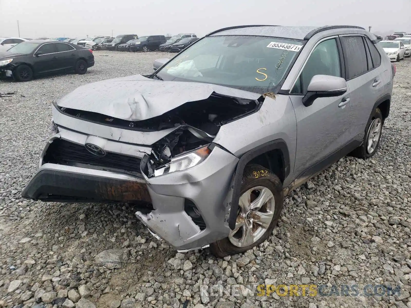 2 Фотография поврежденного автомобиля 2T3W1RFV9MC138217 TOYOTA RAV4 2021