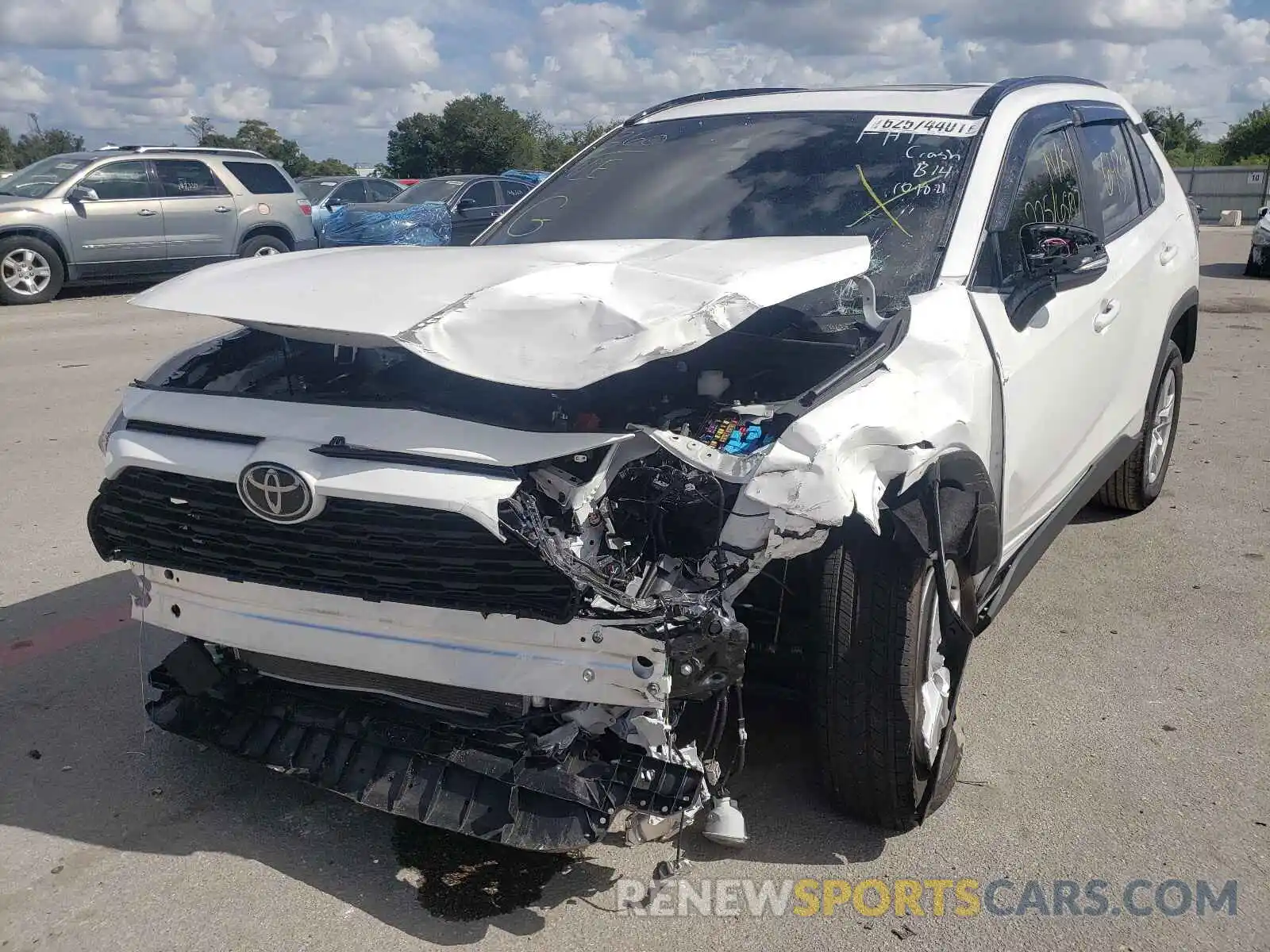 2 Photograph of a damaged car 2T3W1RFV9MC151405 TOYOTA RAV4 2021