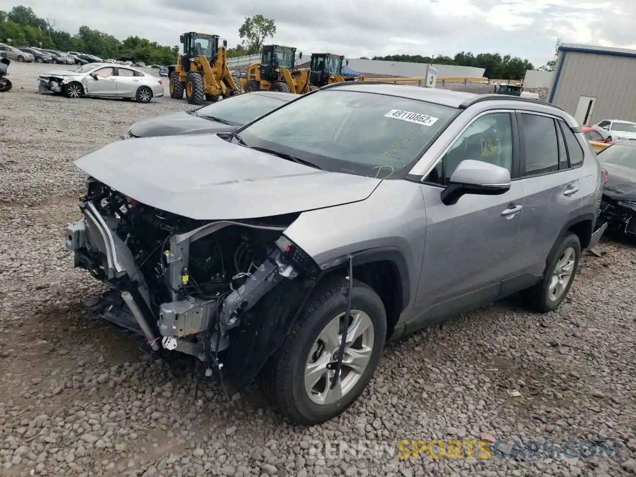 2 Photograph of a damaged car 2T3W1RFV9MC156460 TOYOTA RAV4 2021