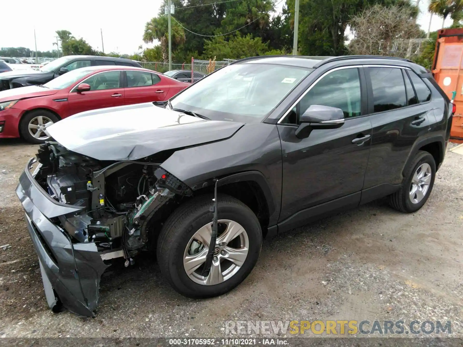 2 Photograph of a damaged car 2T3W1RFV9MC160749 TOYOTA RAV4 2021