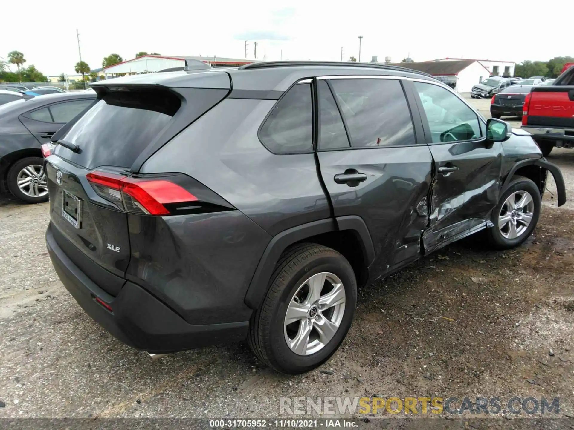 4 Photograph of a damaged car 2T3W1RFV9MC160749 TOYOTA RAV4 2021