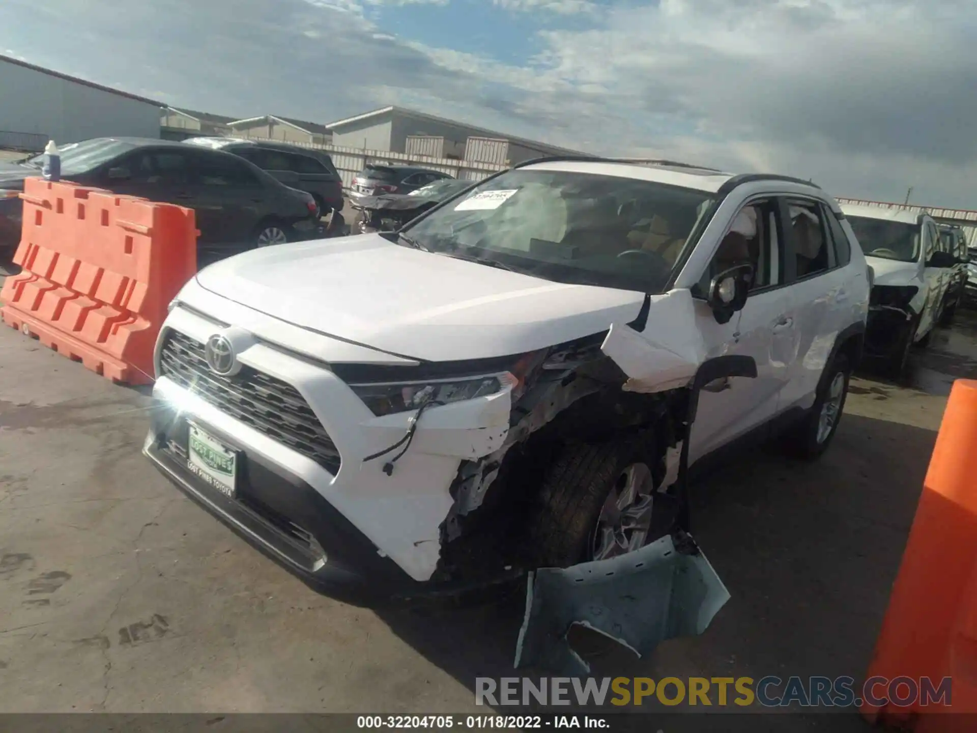 2 Photograph of a damaged car 2T3W1RFV9MC164350 TOYOTA RAV4 2021