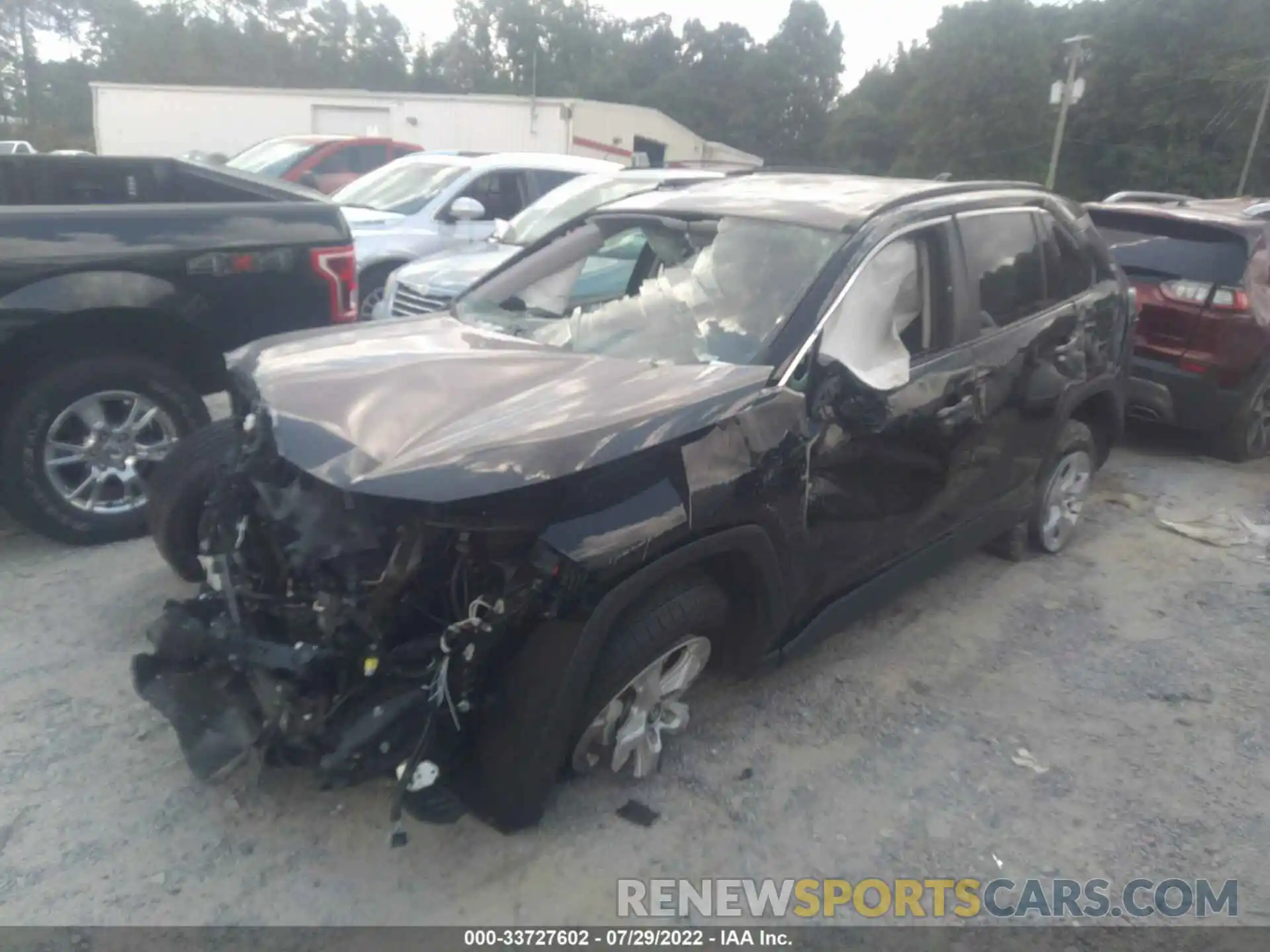 2 Photograph of a damaged car 2T3W1RFV9MW105751 TOYOTA RAV4 2021