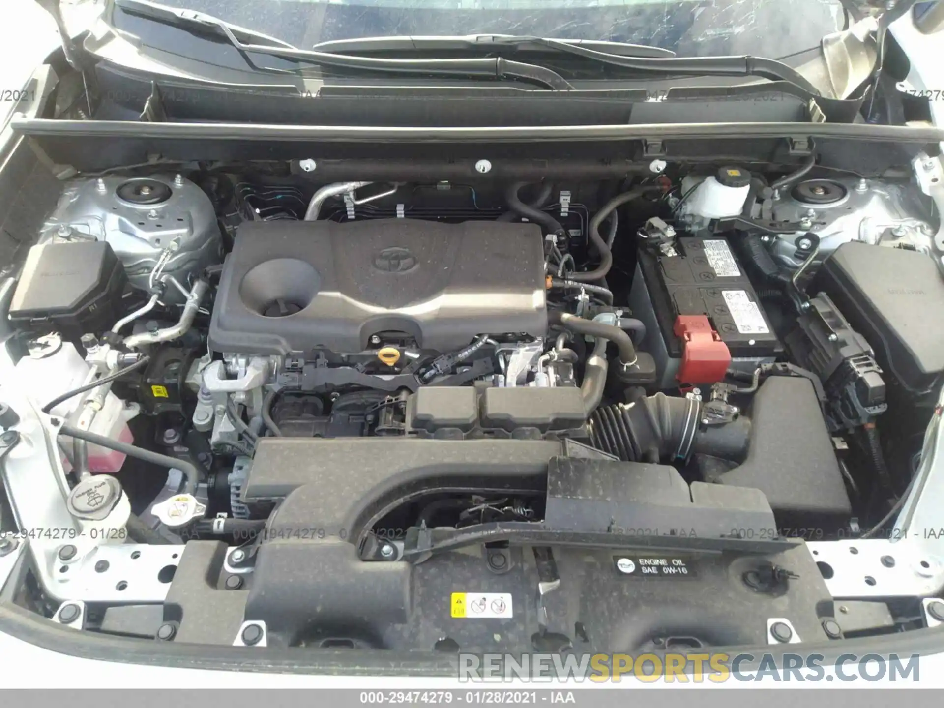 10 Фотография поврежденного автомобиля 2T3W1RFV9MW107483 TOYOTA RAV4 2021