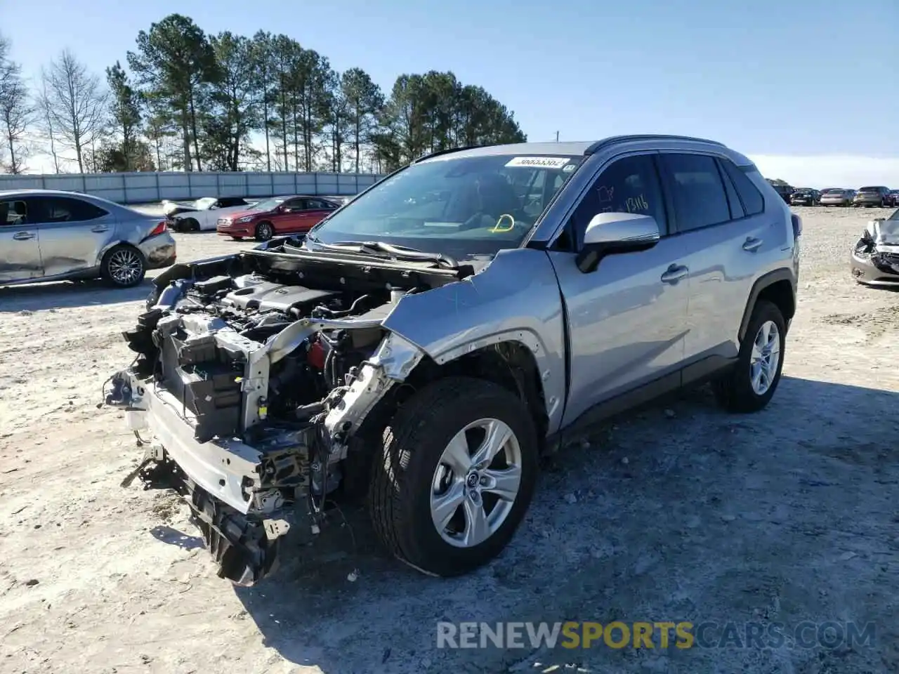 2 Photograph of a damaged car 2T3W1RFV9MW111226 TOYOTA RAV4 2021