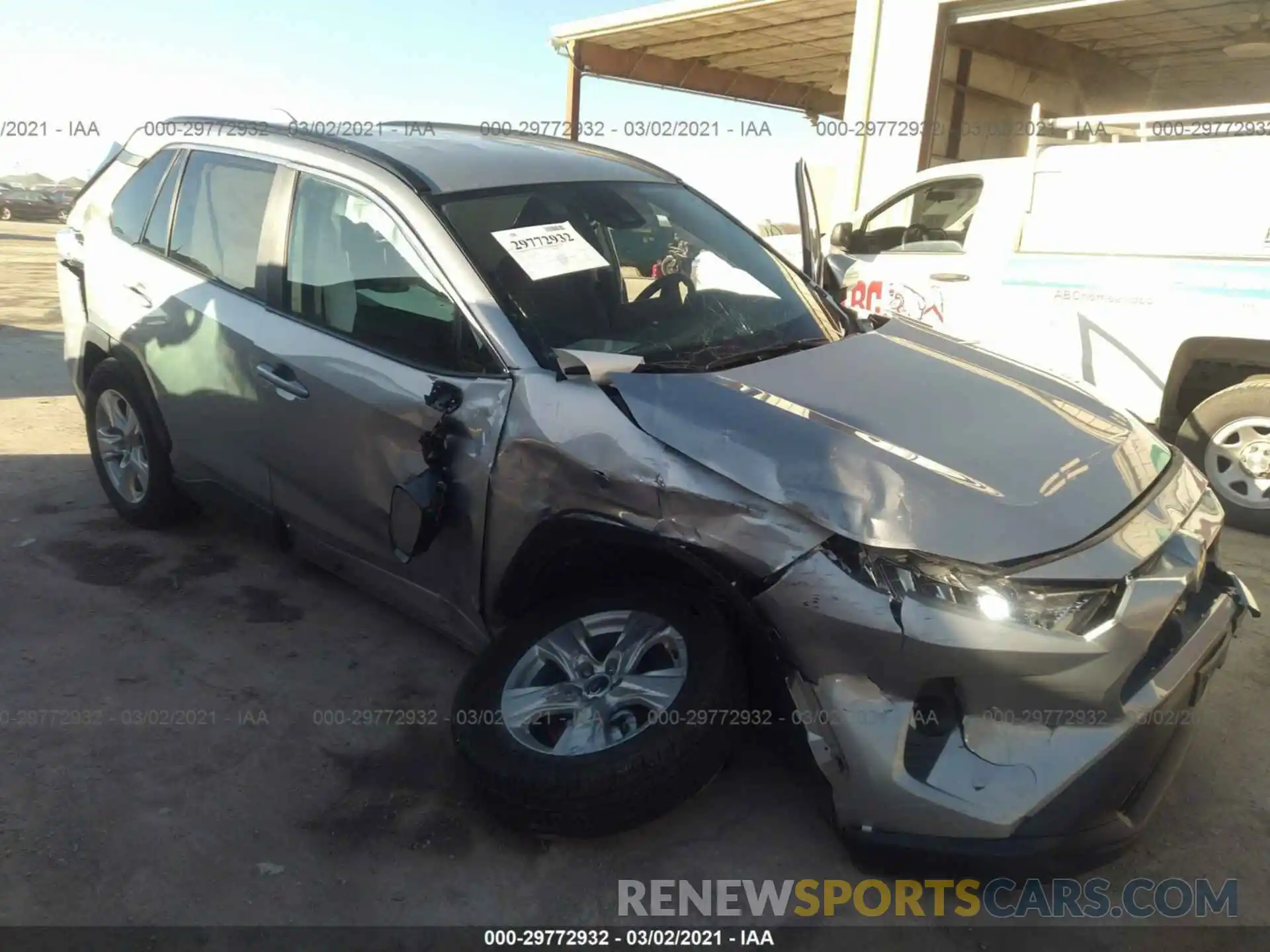 1 Photograph of a damaged car 2T3W1RFV9MW112893 TOYOTA RAV4 2021