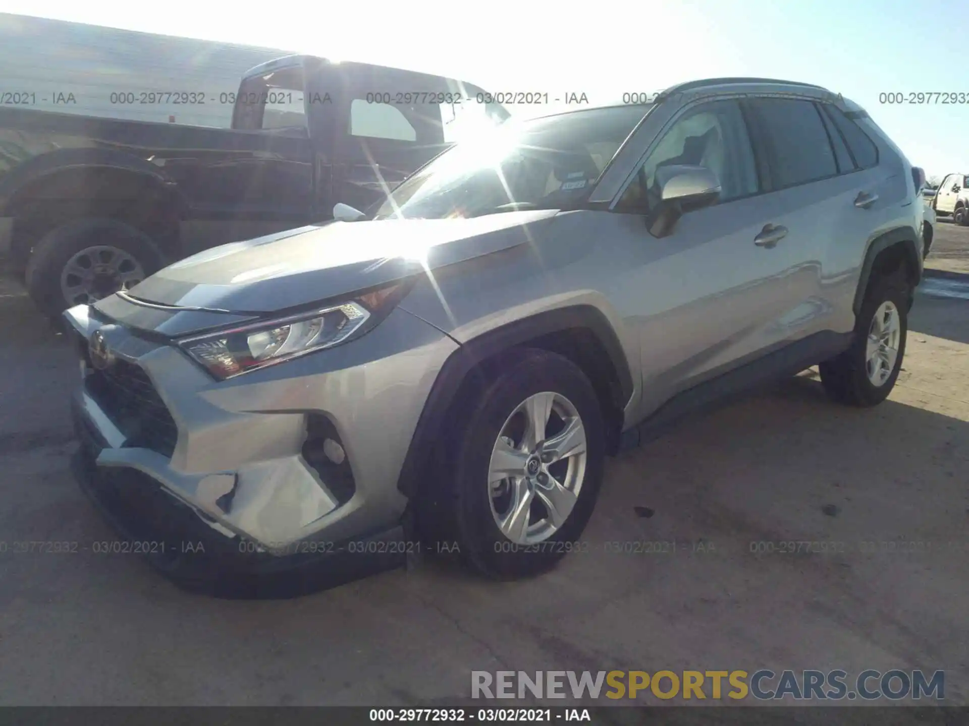 2 Photograph of a damaged car 2T3W1RFV9MW112893 TOYOTA RAV4 2021