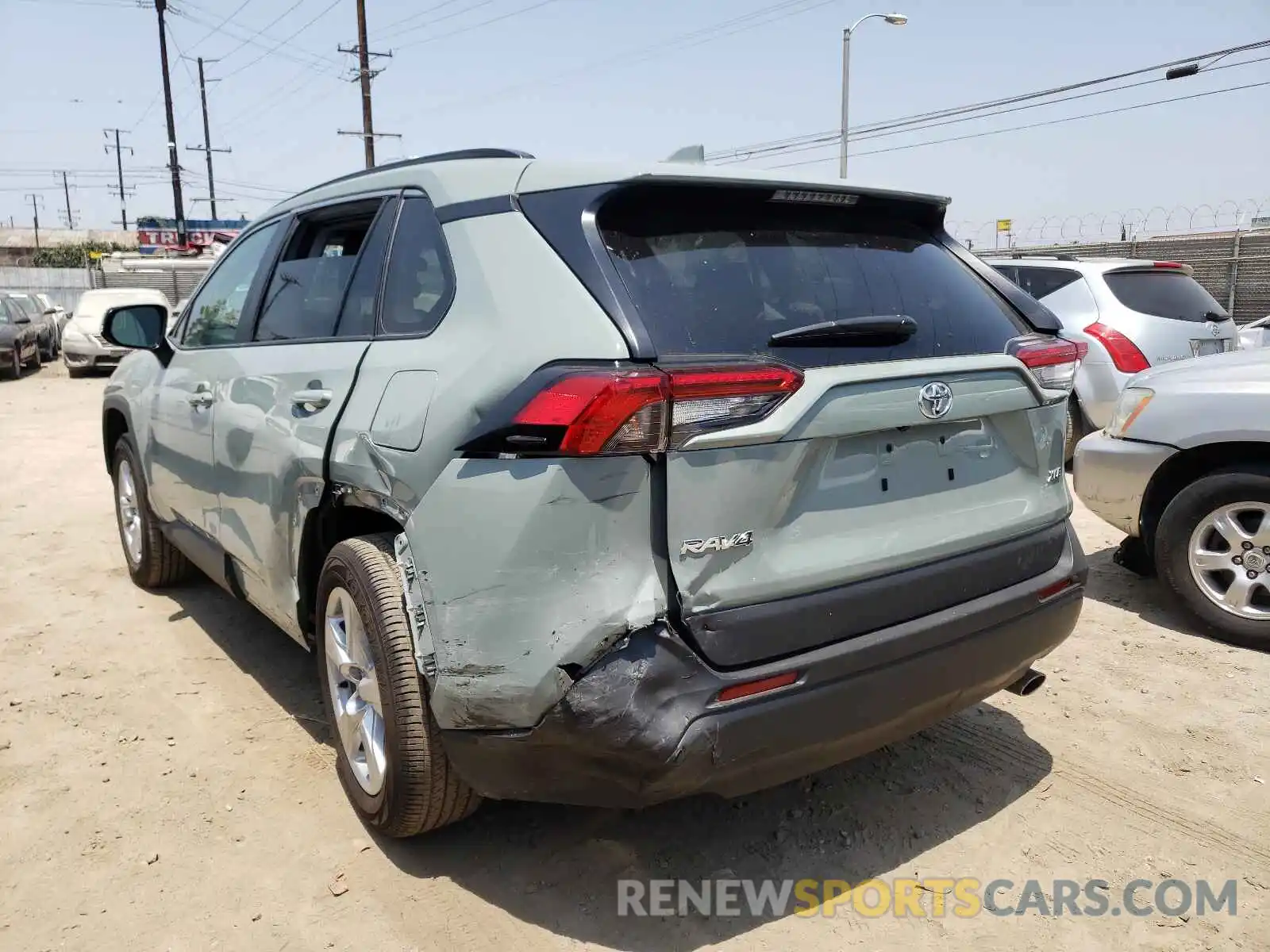 3 Photograph of a damaged car 2T3W1RFV9MW115292 TOYOTA RAV4 2021