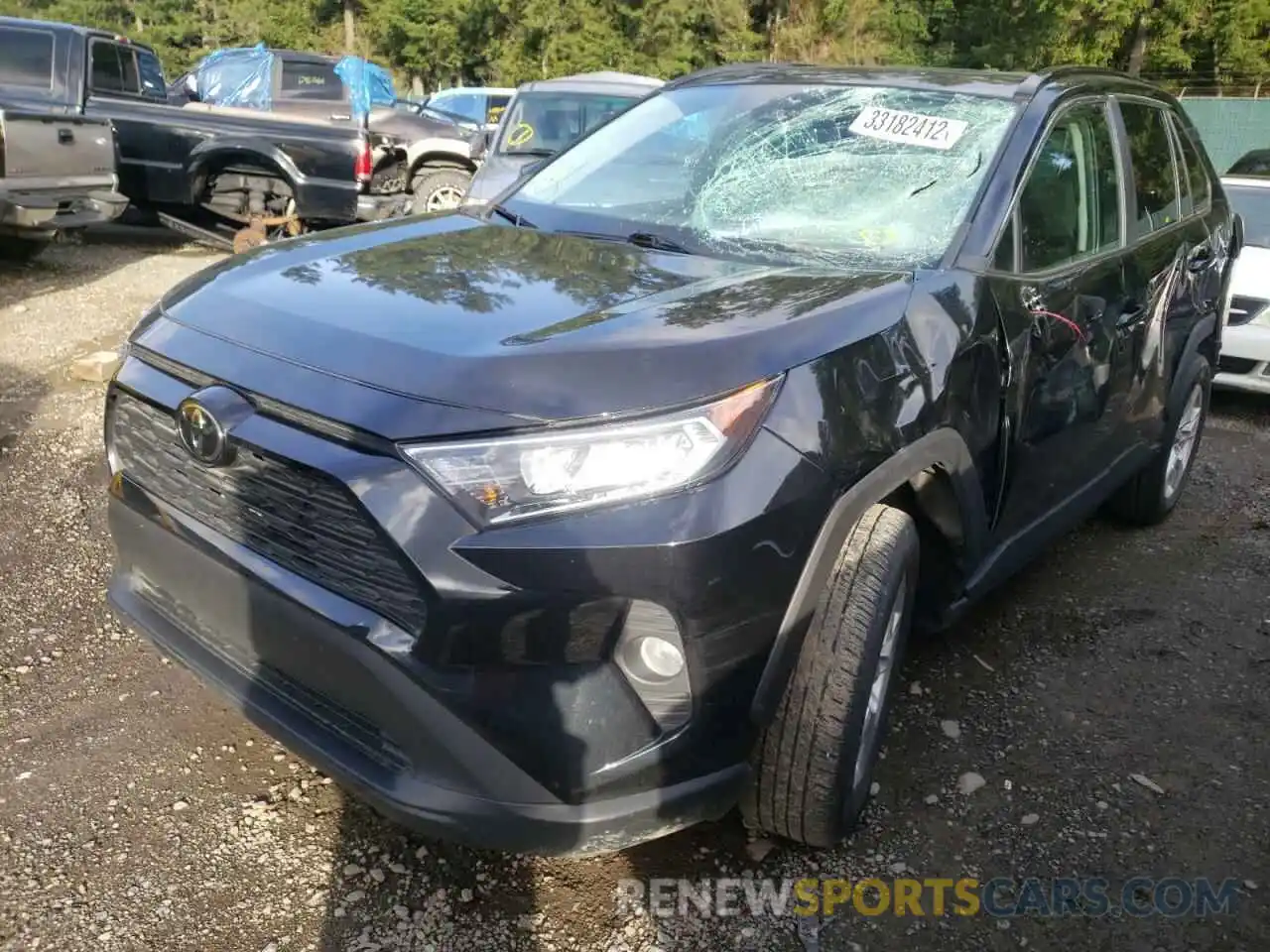 2 Photograph of a damaged car 2T3W1RFV9MW120315 TOYOTA RAV4 2021