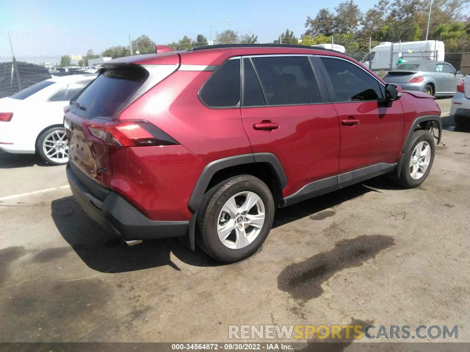 4 Фотография поврежденного автомобиля 2T3W1RFV9MW121366 TOYOTA RAV4 2021