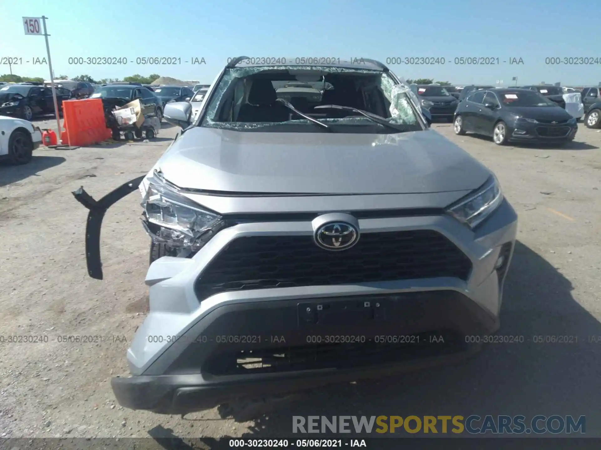 6 Фотография поврежденного автомобиля 2T3W1RFV9MW123523 TOYOTA RAV4 2021