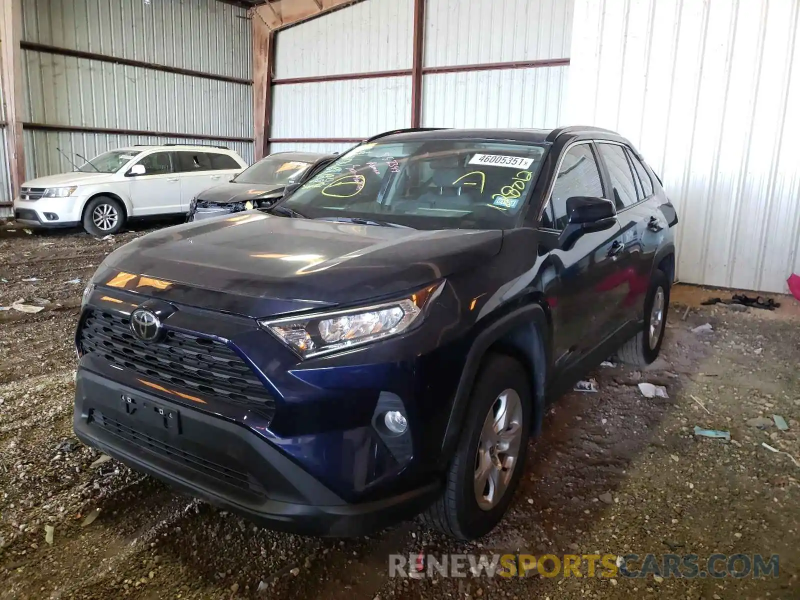 2 Photograph of a damaged car 2T3W1RFV9MW128012 TOYOTA RAV4 2021