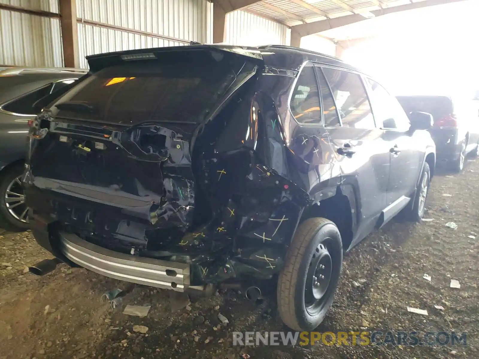 4 Photograph of a damaged car 2T3W1RFV9MW128012 TOYOTA RAV4 2021