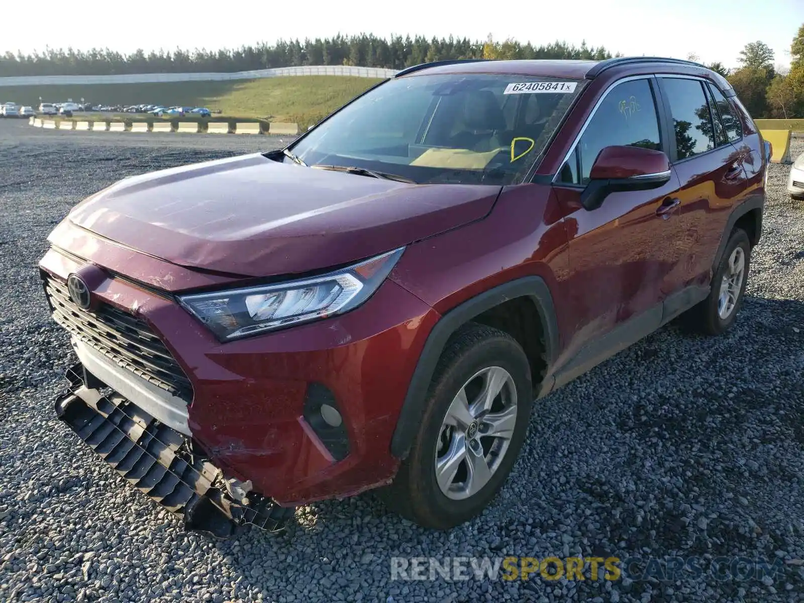 2 Photograph of a damaged car 2T3W1RFV9MW130973 TOYOTA RAV4 2021