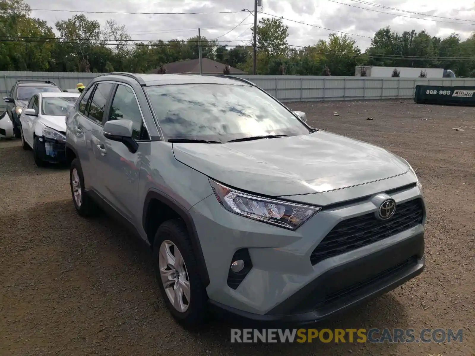 1 Photograph of a damaged car 2T3W1RFV9MW138121 TOYOTA RAV4 2021