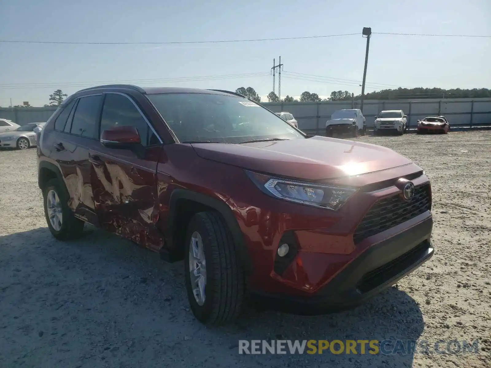 1 Photograph of a damaged car 2T3W1RFV9MW140404 TOYOTA RAV4 2021