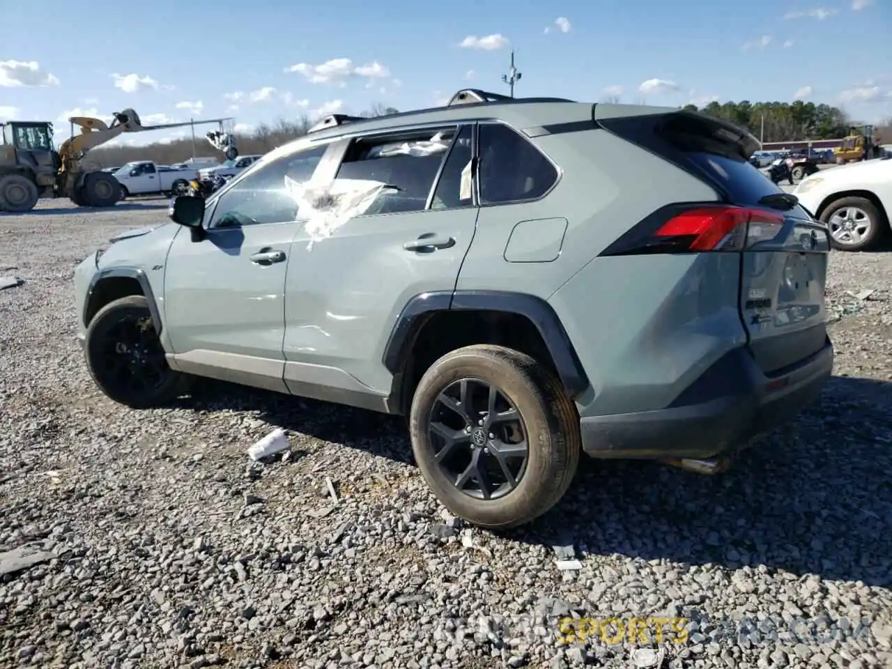 2 Photograph of a damaged car 2T3W1RFV9MW145781 TOYOTA RAV4 2021